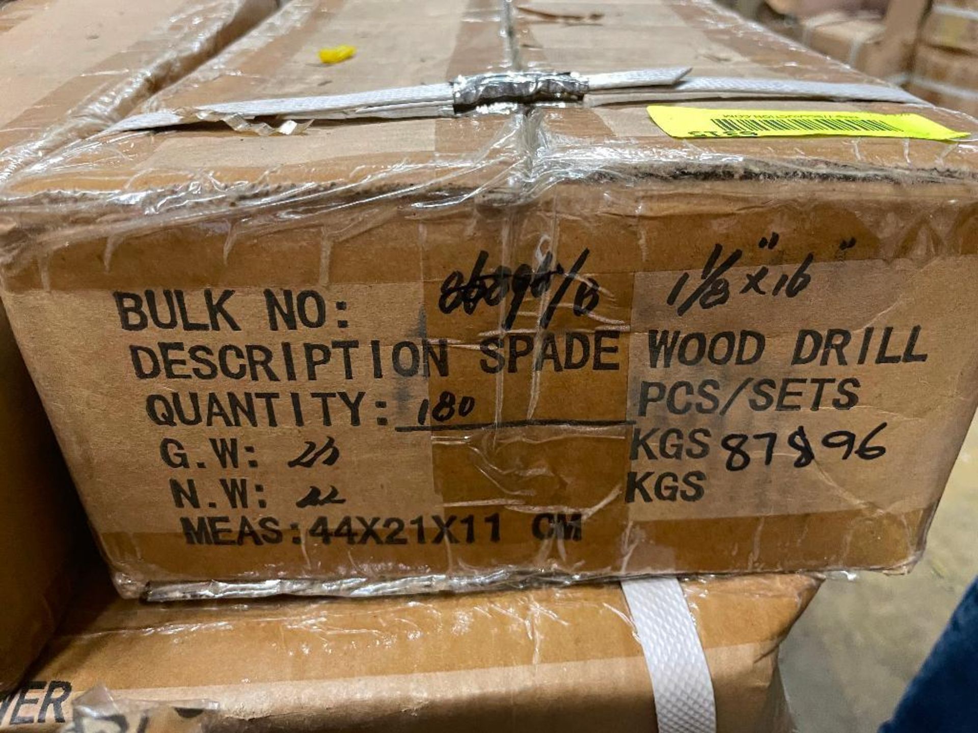 DESCRIPTION (2) CASES OF 1 1/8" X 16" SPADE WOOD DRILL. 320 PER CASE. BRAND / MODEL EAZY POWER 86896 - Image 3 of 3