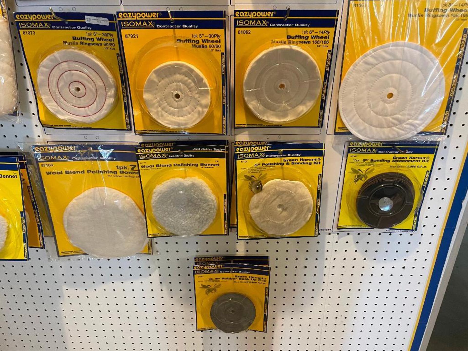 ASSORTED BUFFING WHEELS & COMPOUNDS AS SHOWN LOCATION SHOWROOM THIS LOT IS ONE MONEY QUANTITY 1 - Image 7 of 10