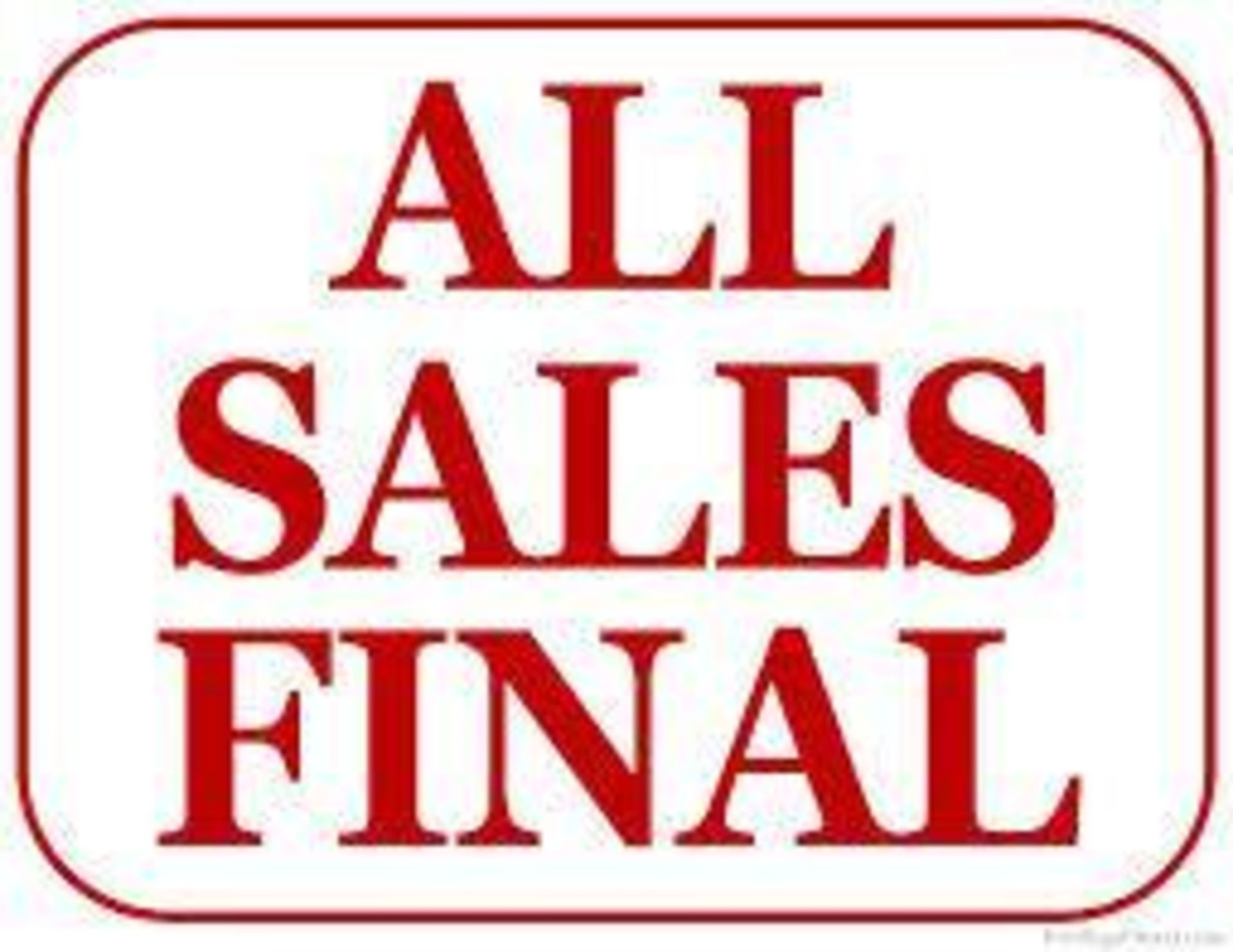 ALL SALES FINAL