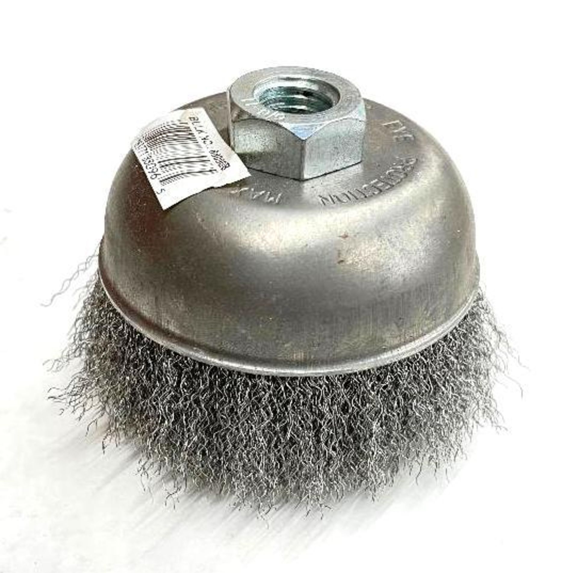 (120) 3-1/2" CRIMP FINE WIRE CUP BRUSH WITH 5/8"-11" ARBOR BRAND/MODEL EAZYPOWER 88096 RETAIL PRICE