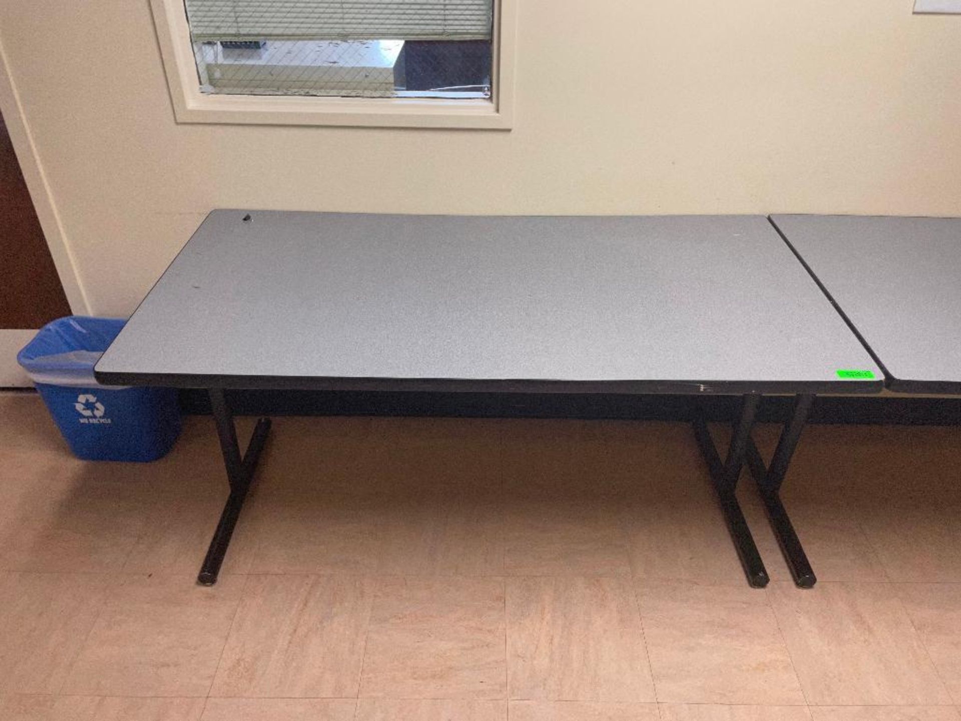 DESCRIPTION: (2) - PREMIUM 6 FT. PORTABLE TABLES THIS LOT IS: ONE MONEY QTY: 1 - Image 3 of 6