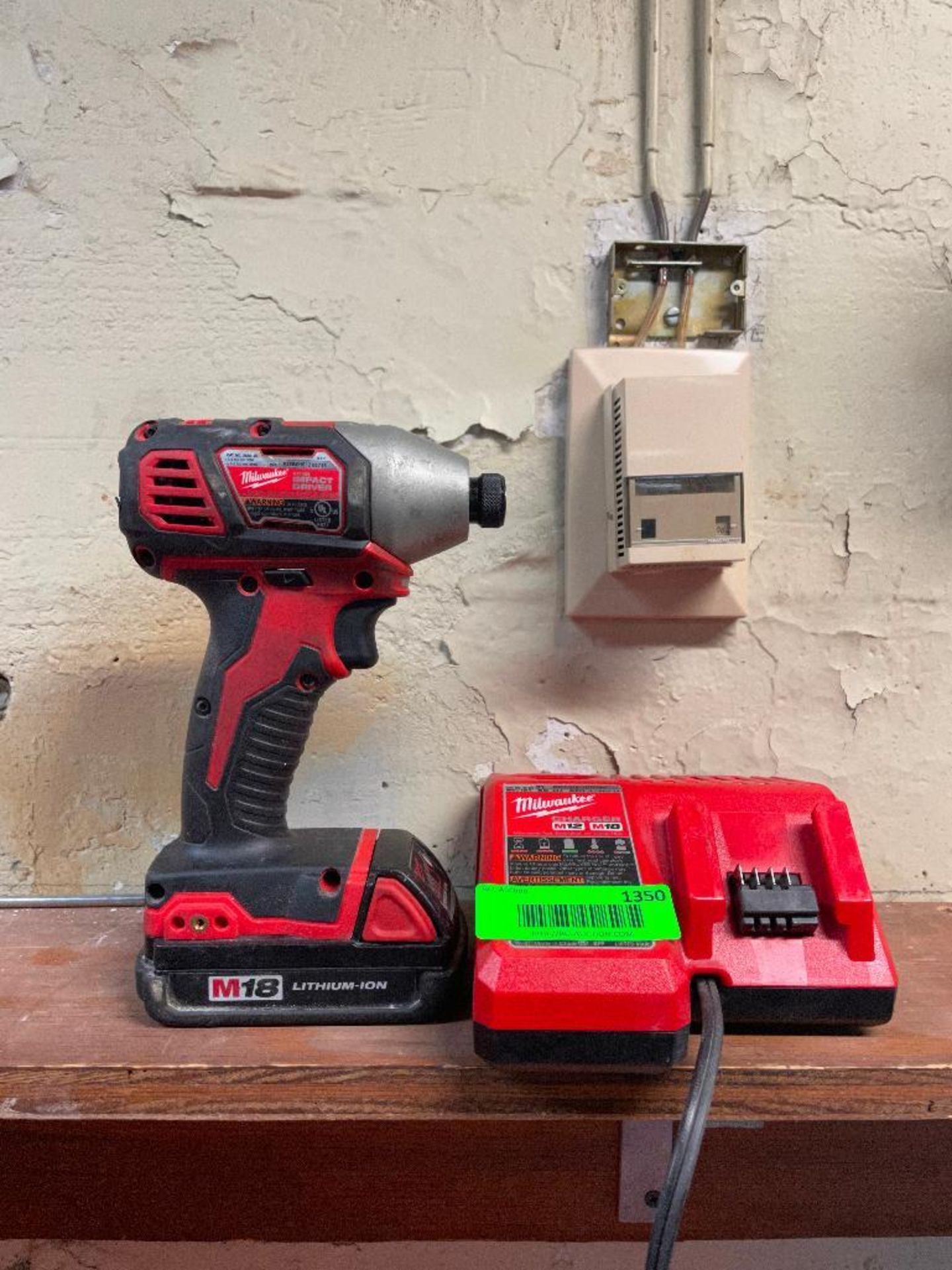 DESCRIPTION: MILWAUKEE 18V IMPACT DRIVER SET THIS LOT IS: ONE MONEY QTY: 1