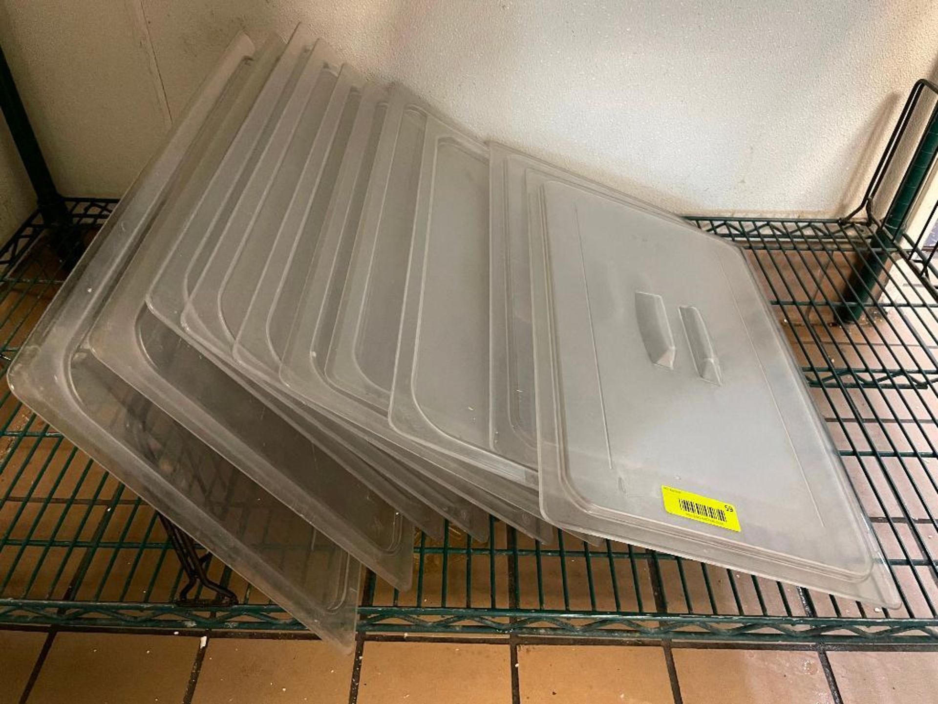 DESCRIPTION: (8) FULL SIZE PLASTIC LIDS. ADDITIONAL INFORMATION ONE MONEY LOCATION: FRISCO TEXAS QTY