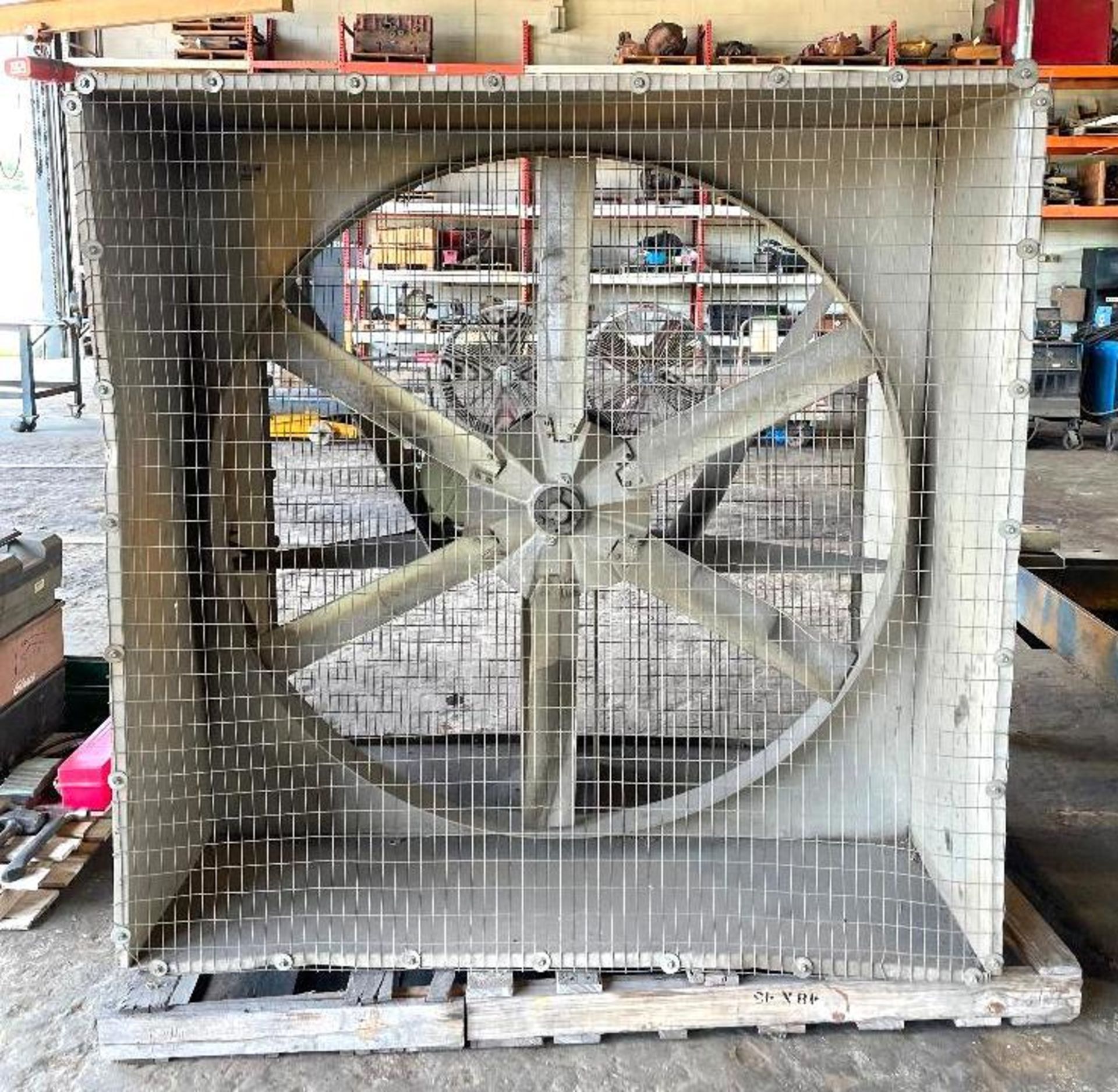 DESCRIPTION 64" X 42" X 64" INDUSTRIAL EXHAUST FAN QUANTITY 1