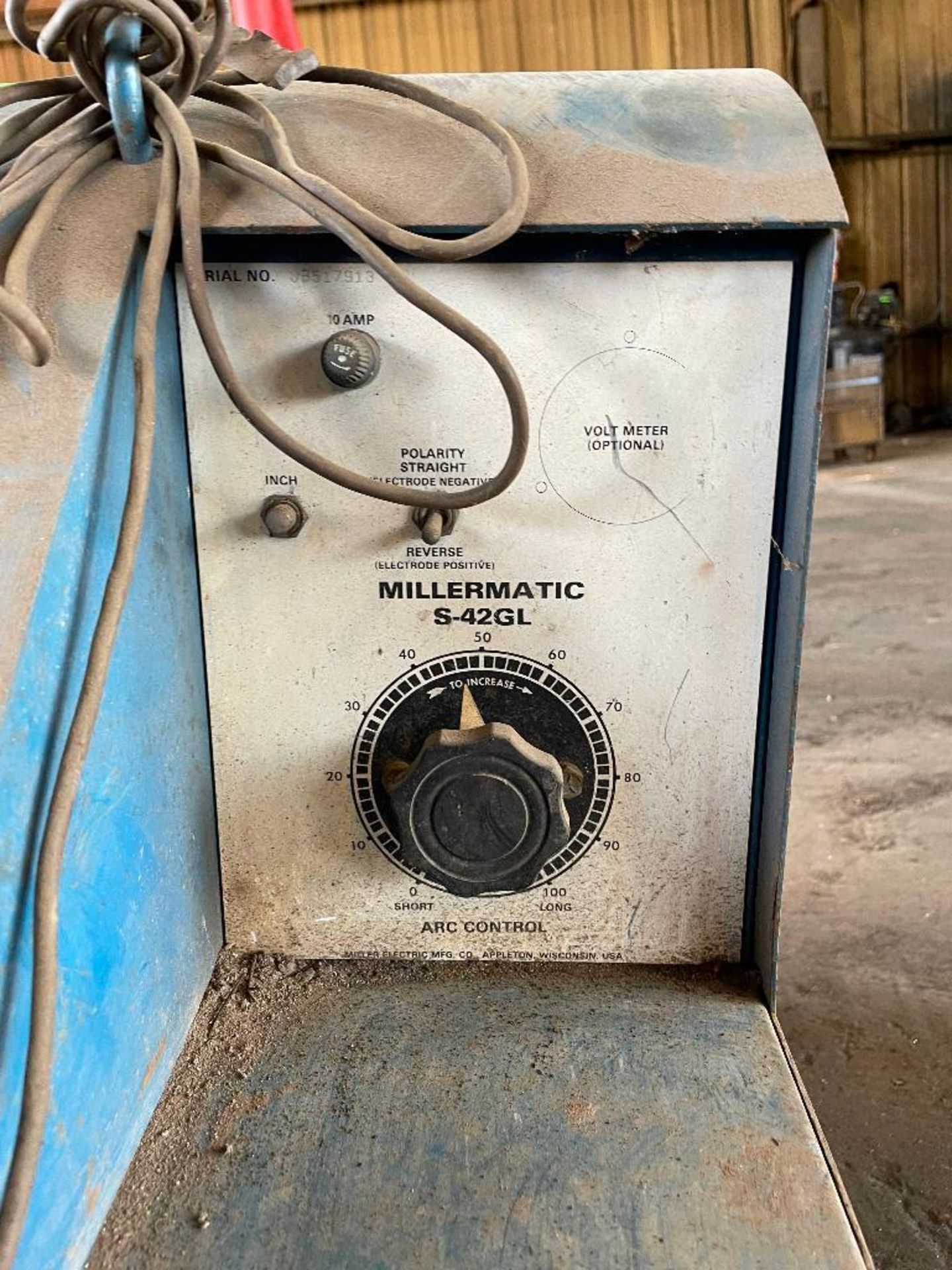 DESCRIPTION MILLERMATIC S-42GL WIRE FEED WELDER BRAND/MODEL MILLERMATIC S-42GL QUANTITY 1 - Image 4 of 4