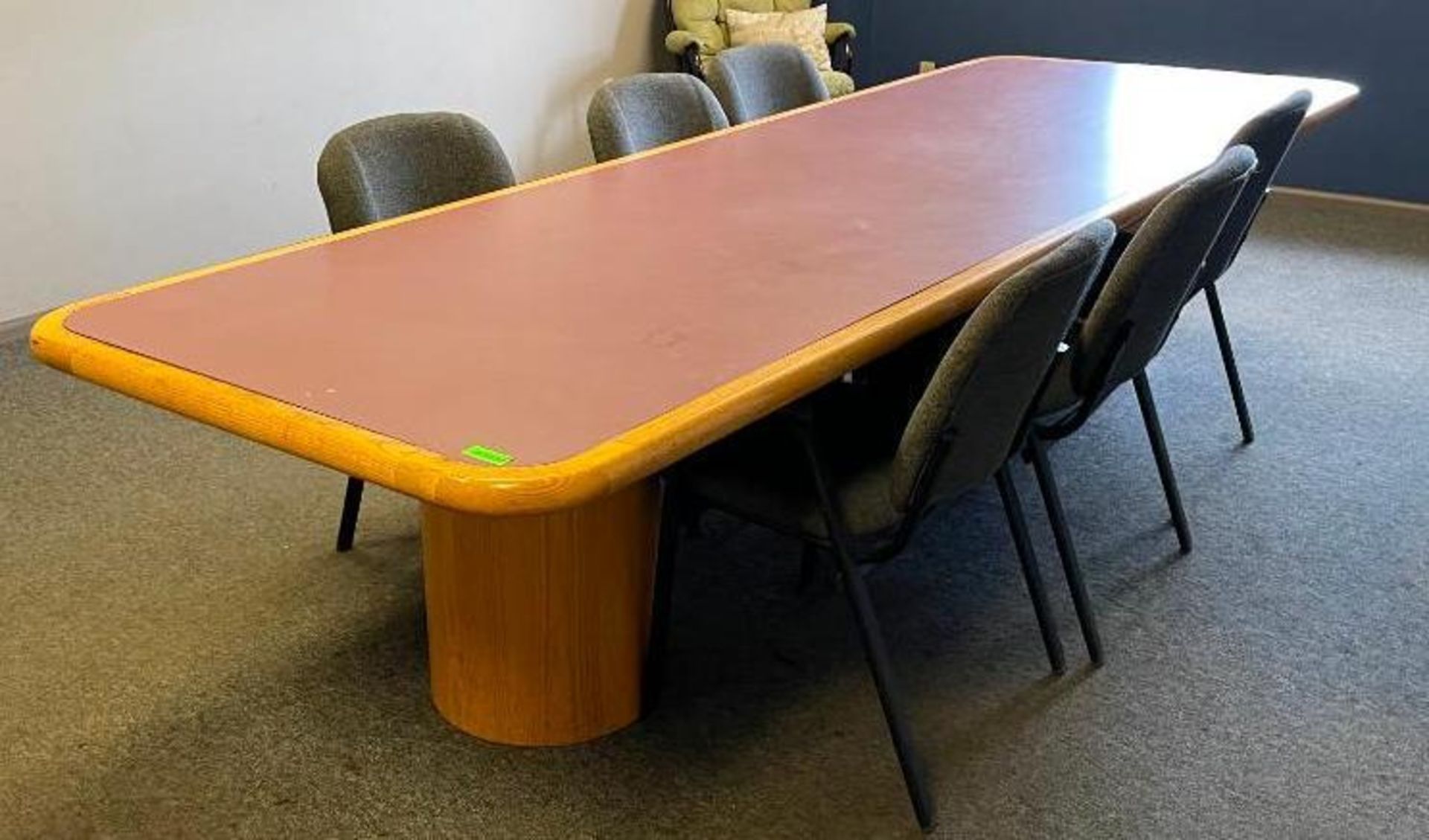 11' CONFERENCE TABLE ADDITIONAL INFO CHAIRS NOT INCLUDED SIZE 132"X42" LOCATION CONFERENCE ROOM QUAN