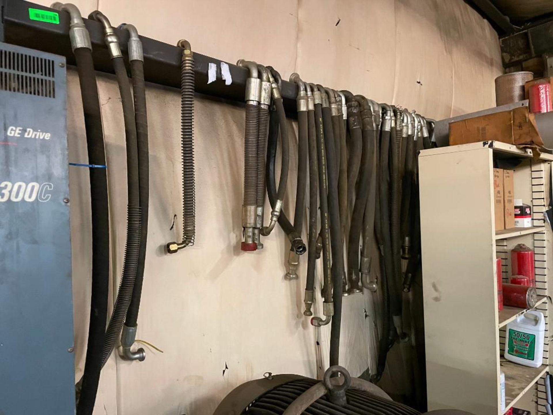 ASSORTED HOSES AS SHOWN LOCATION PARTS ROOM THIS LOT IS ONE MONEY QUANTITY: X BID 1