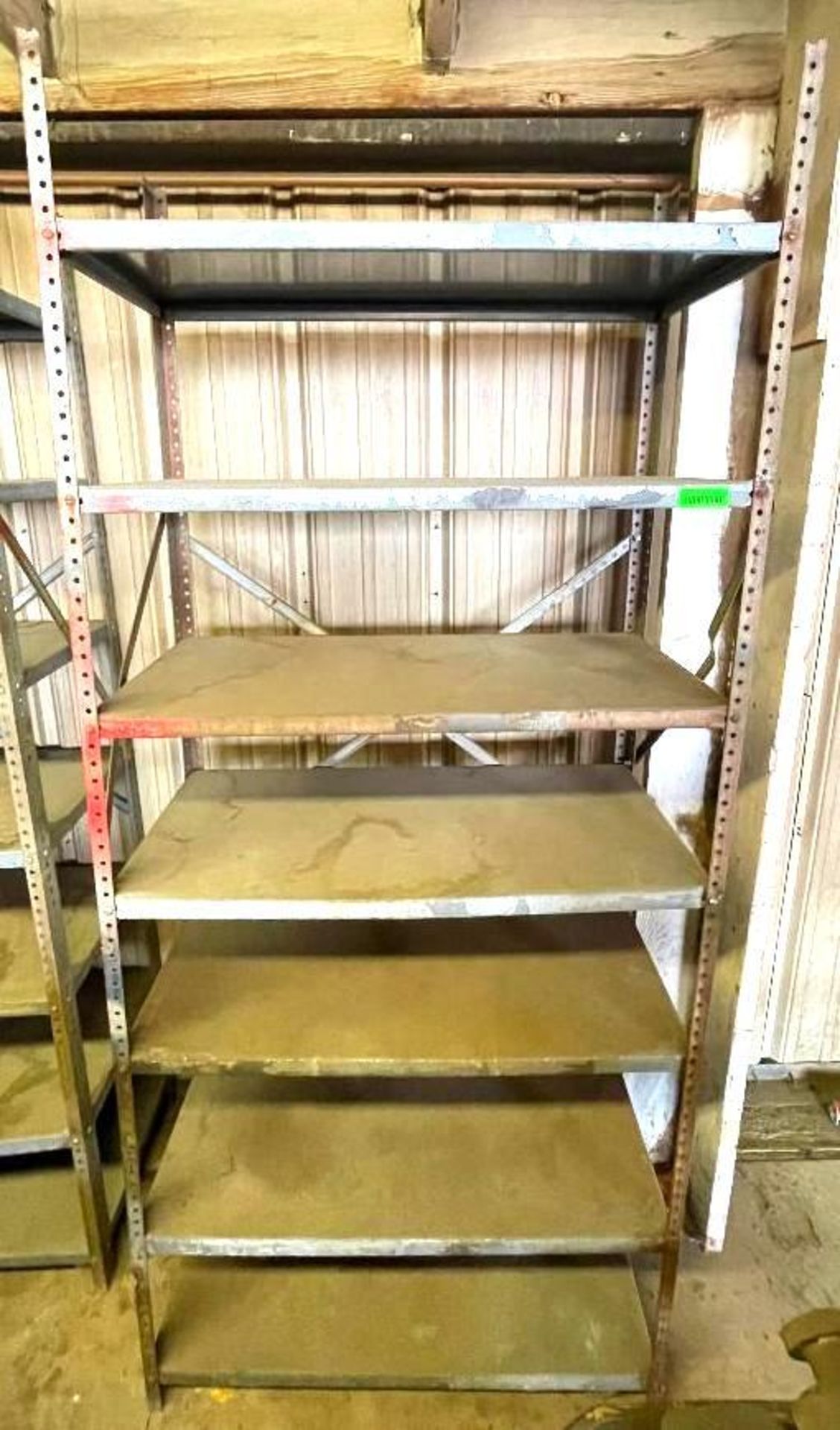 DESCRIPTION (3) 7-TIER METAL SHELVING UNIT SIZE 36" X 72" THIS LOT IS SOLD BY THE PIECE QUANTITY 3