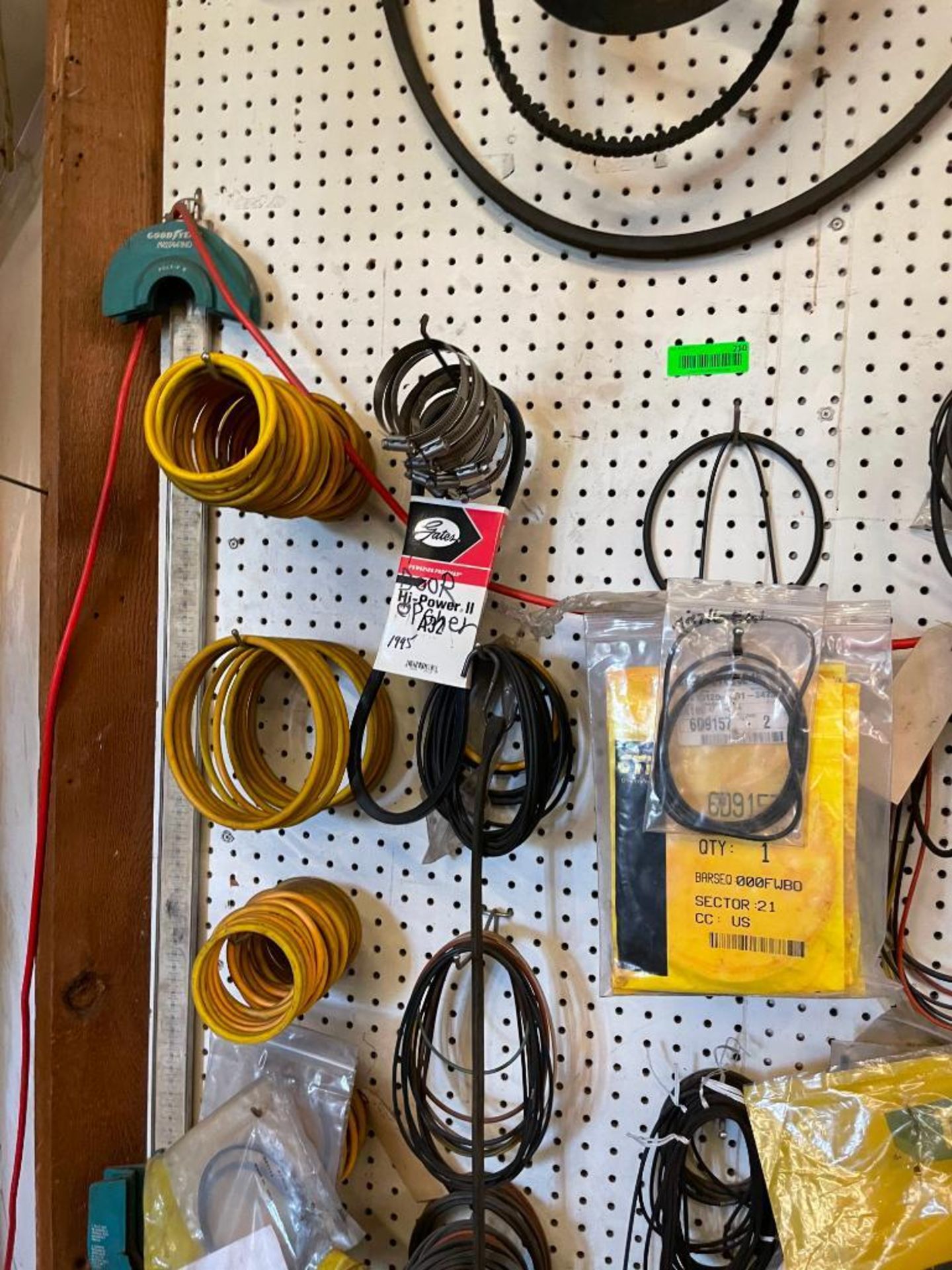 ASSORTED BELTS AND CABLES AS SHOWN ADDITIONAL INFO SEE PHOTOS FOR MORE DETAILS LOCATION PARTS ROOM T - Image 5 of 7