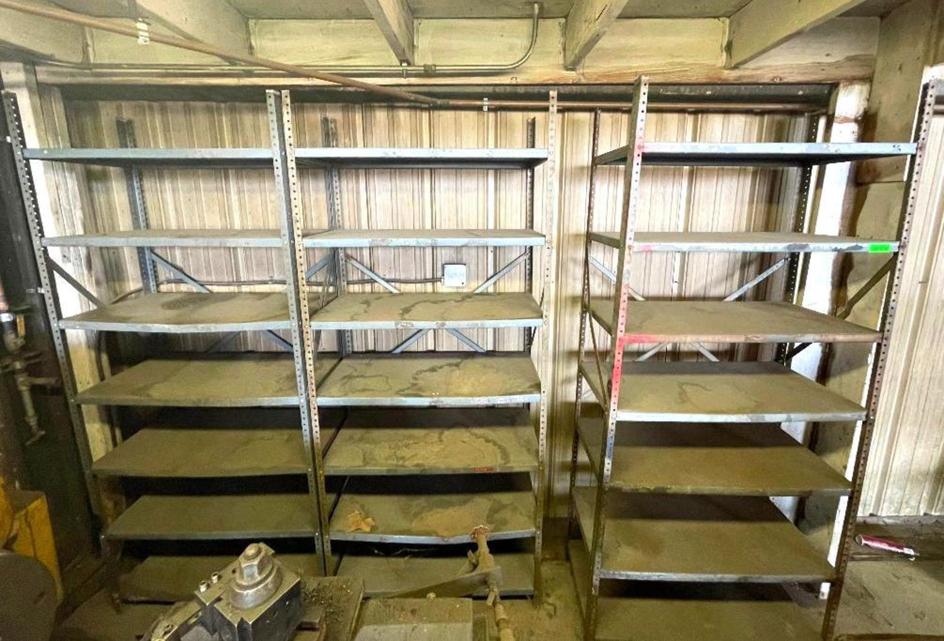 DESCRIPTION (3) 7-TIER METAL SHELVING UNIT SIZE 36" X 72" THIS LOT IS SOLD BY THE PIECE QUANTITY 3 - Image 3 of 4