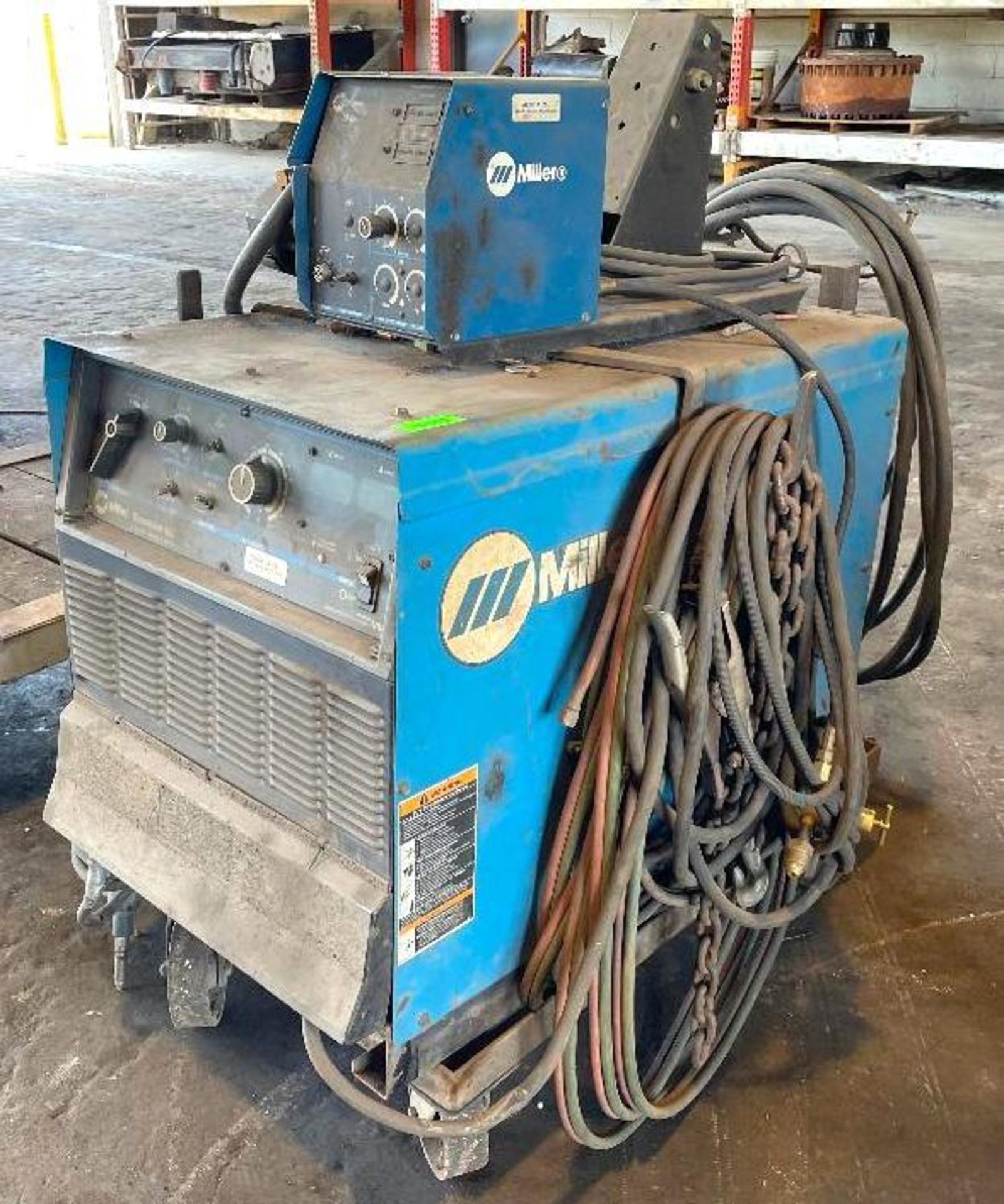 DESCRIPTION MILLER DIMENSION 452 WELDER PACKAGE W/ WIRE FEEDER BRAND/MODEL MILLER 452/ MILLER S-64 T