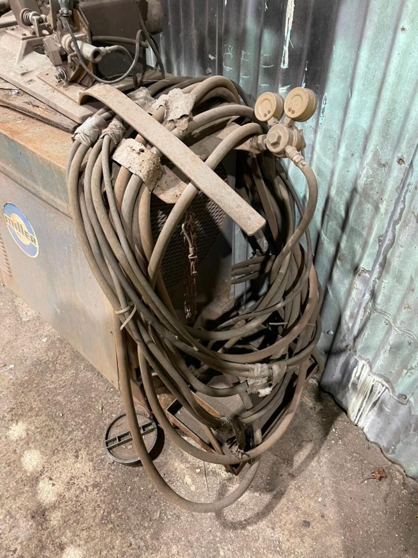 DESCRIPTION MILLER CP-300 DC ARC WELDING POWER SOURCE WELDER (NOT IN WORKING CONDITION, FOR PARTS) B - Image 7 of 8