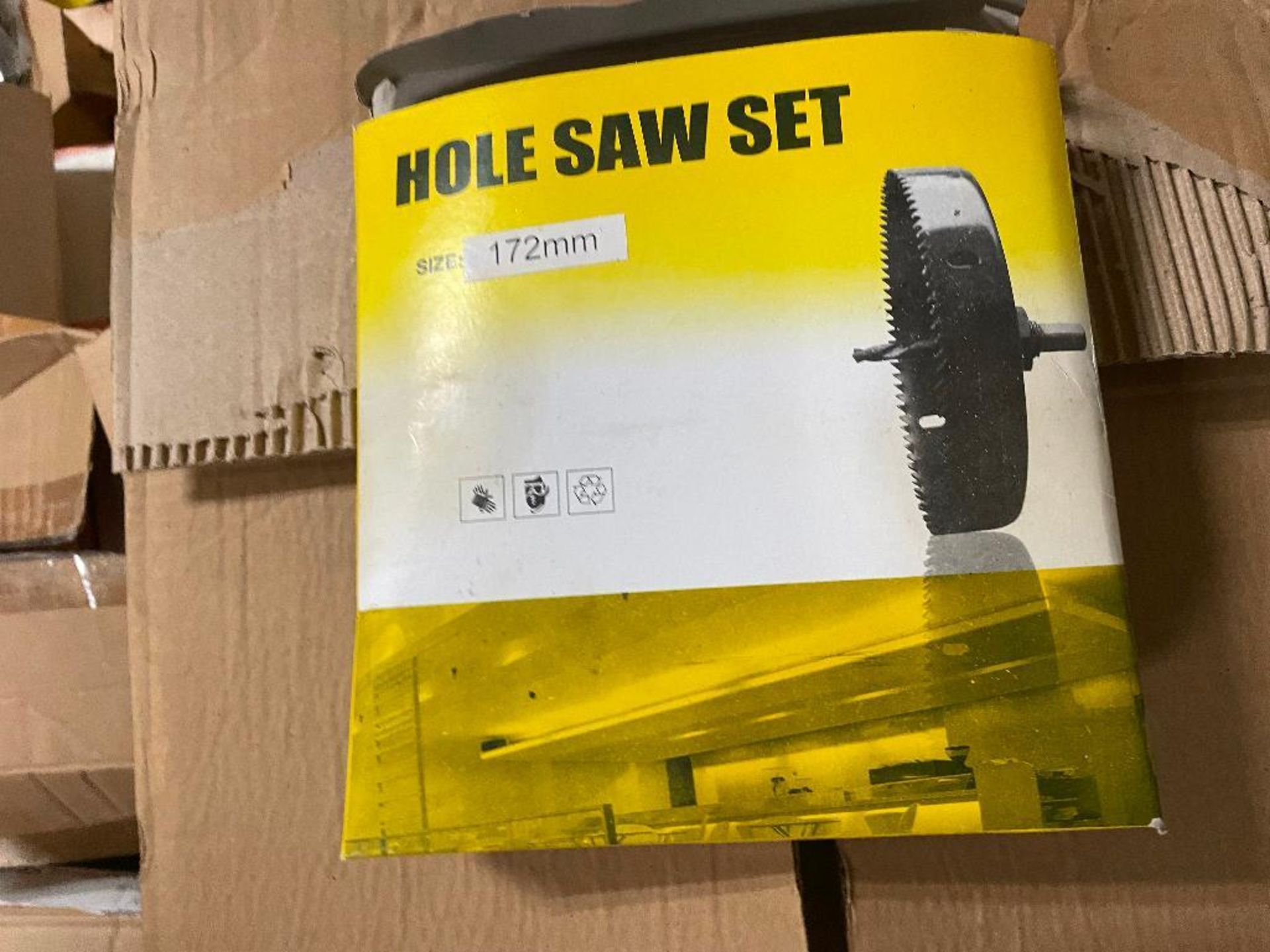 DESCRIPTION: (2) CASES OF 7" CARBON STEEL HOLE SAWS. 50 PER CASE, 150 IN LOT BRAND / MODEL: 30126 AD - Image 4 of 4