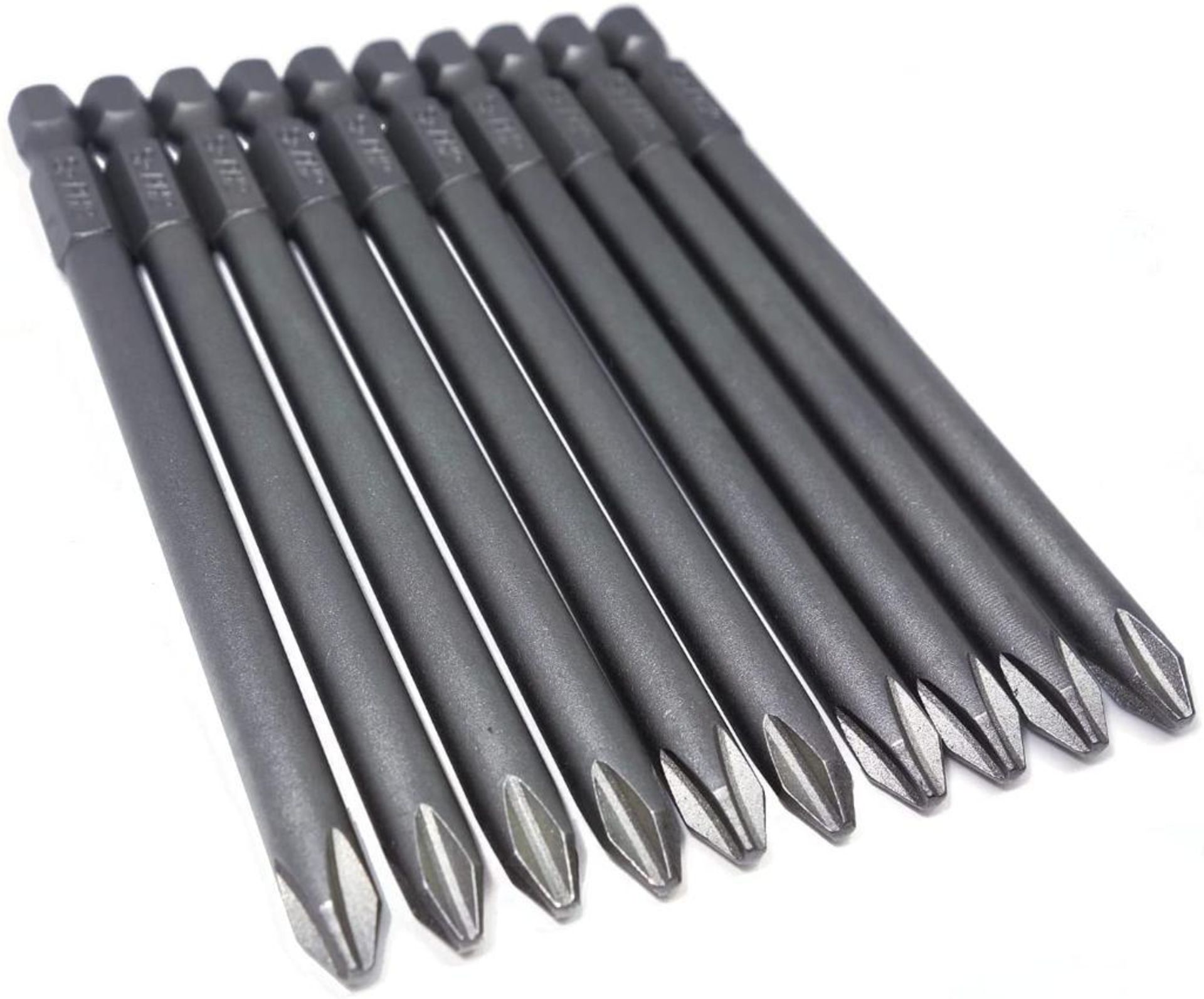 DESCRIPTION: (8) CASES OF PHILLIPS #2 SCREWDRIVER BITS 75MM. 500 PER CASE, 4000 IN LOT BRAND / MODEL