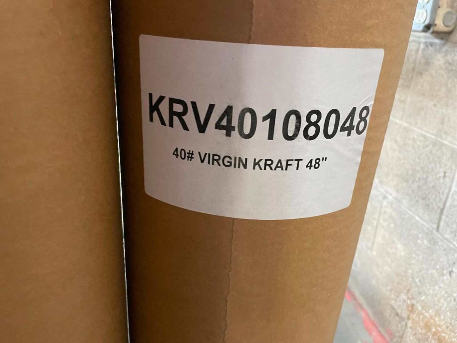 DESCRIPTION: PALLET OF 40# VIRGIN KRAFT 48" BROWN MASKING PAPER BRAND / MODEL: KRV401108048 ADDITION - Image 2 of 2