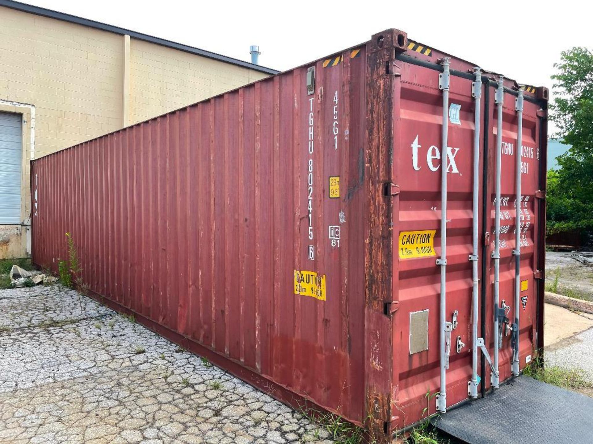 DESCRIPTION: INTEX NOC4H-34-01 34' METAL STORAGE CONTAINER BRAND / MODEL: INTEX NOC4H-34-01 ADDITION