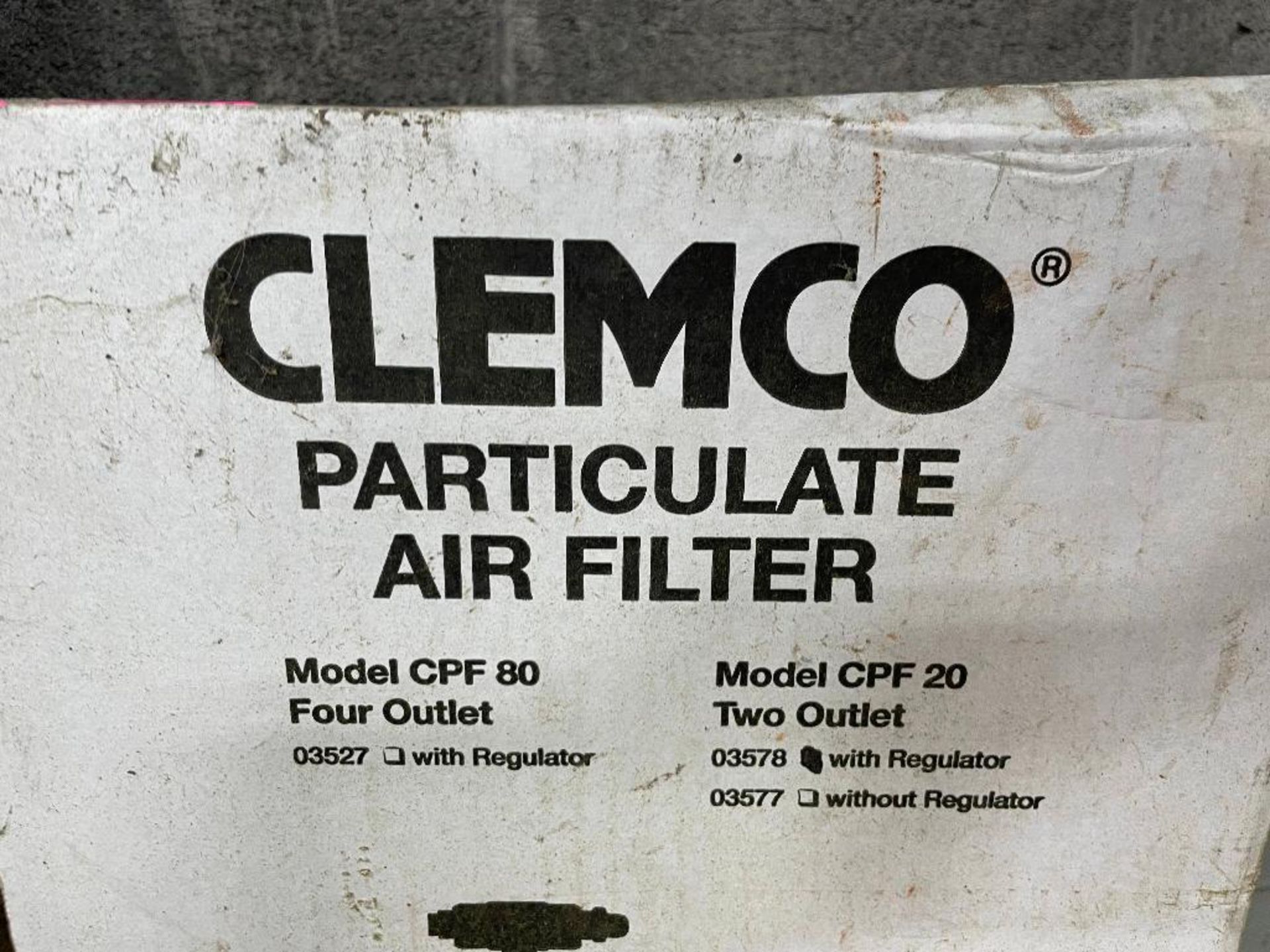 DESCRIPTION: CLEMCO 03578 PARTICULATE AIR FILER QTY: 1 - Image 2 of 2