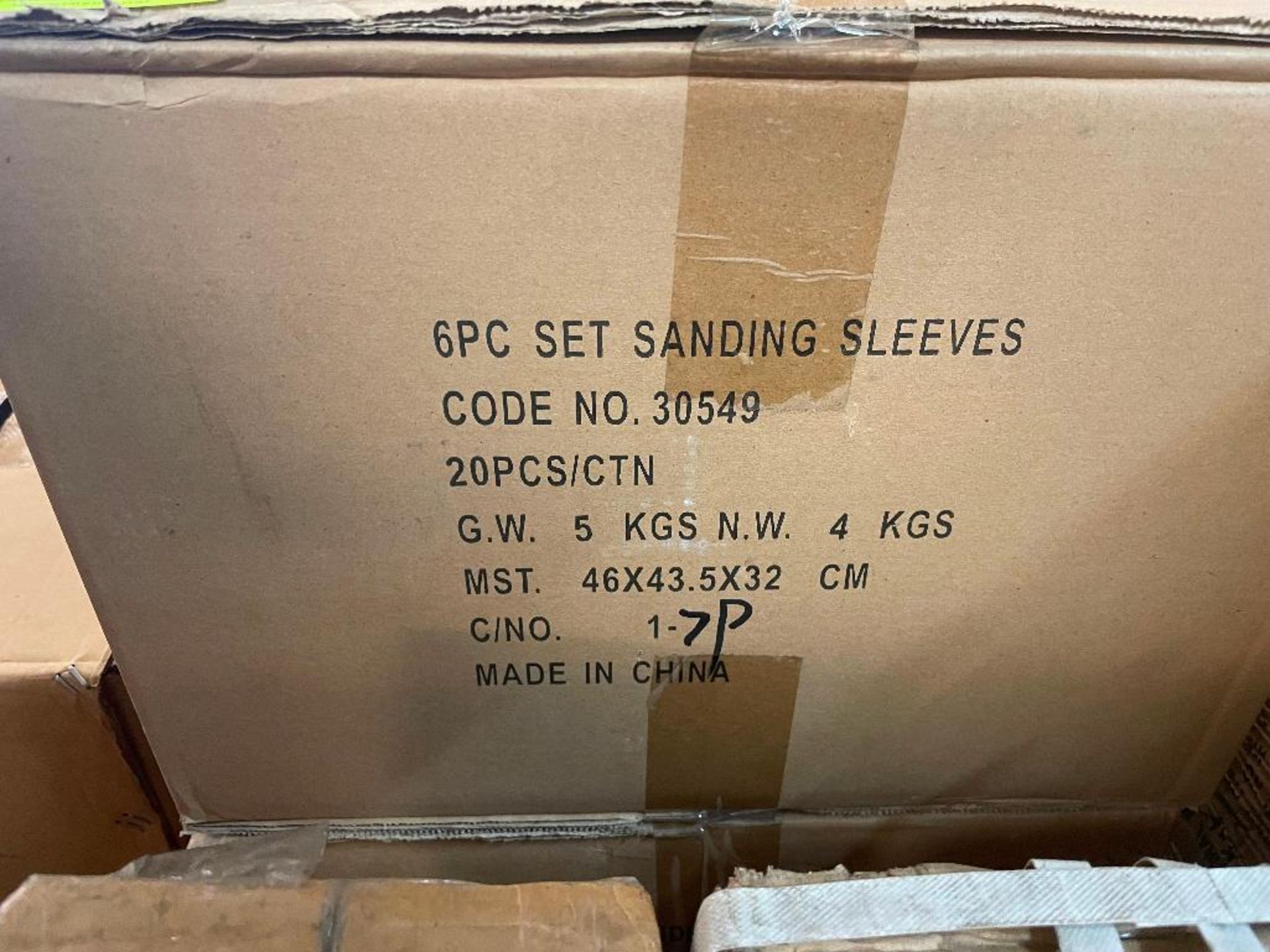 DESCRIPTION: (2) CASES OF 6 PC SANDING SLEEVE SETS. 20 PACKS PER CASE. 40 PACKS TOTAL BRAND / MODEL: - Image 6 of 6