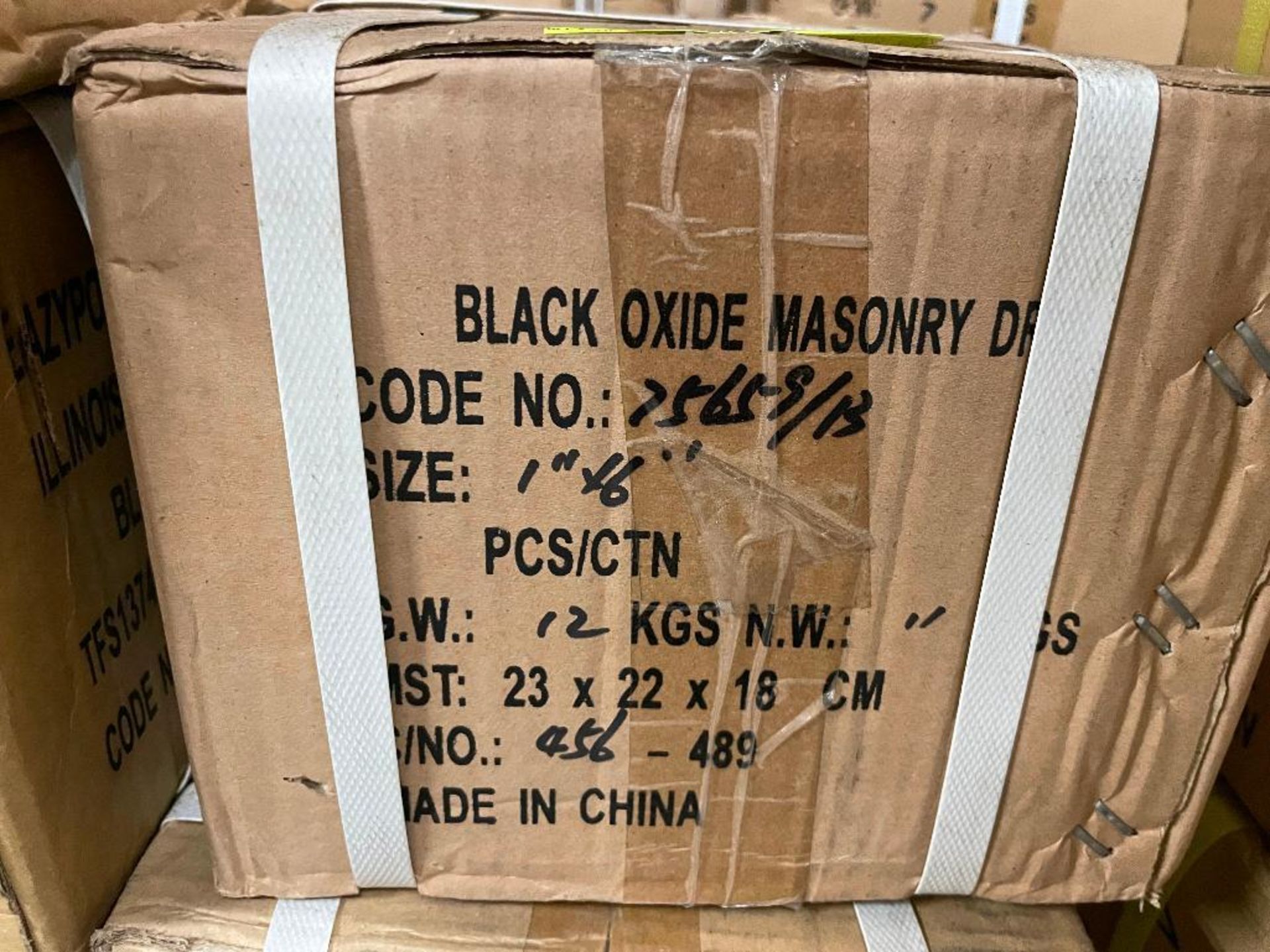 DESCRIPTION: (3) CASES OF 1" X 6" BLACK OXIDE MASONRY DRILL BITS. 50 PER CASE,150 IN LOT BRAND / MOD - Image 5 of 6