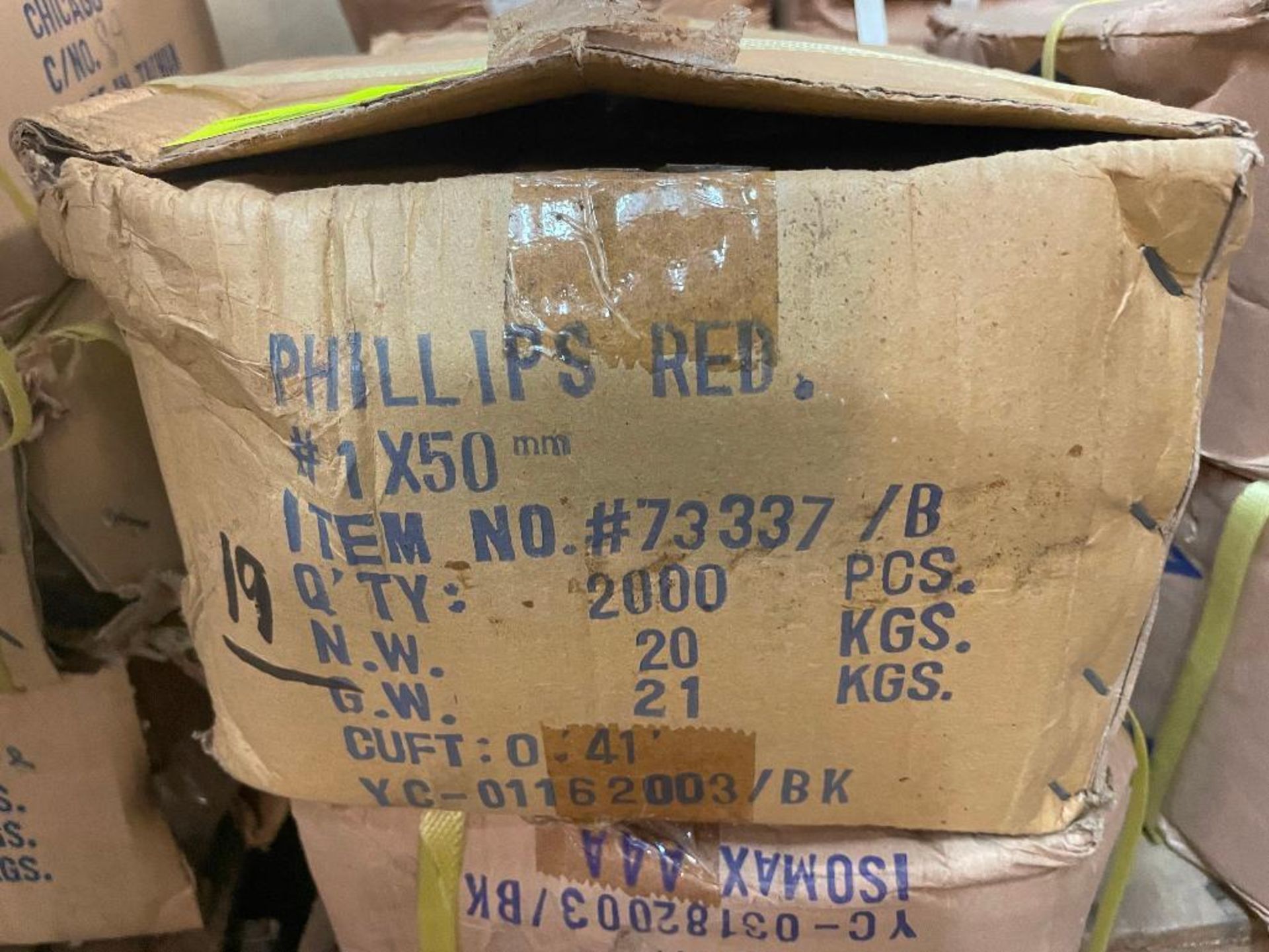 DESCRIPTION: (2) CASES OF #1 X 2" PHILLIPS BITS. 2000 IN CASE, 4000 IN LOT BRAND / MODEL: 73337 ADDI - Image 6 of 6