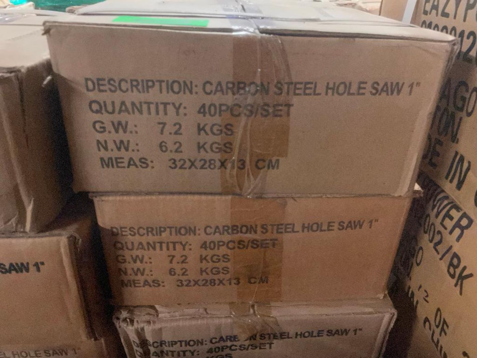 DESCRIPTION: (5) CASES OF 1" CARBON STEEL HOLE SAWS. 40 PER CASE, 200 IN LOT QTY: 1 - Image 5 of 6