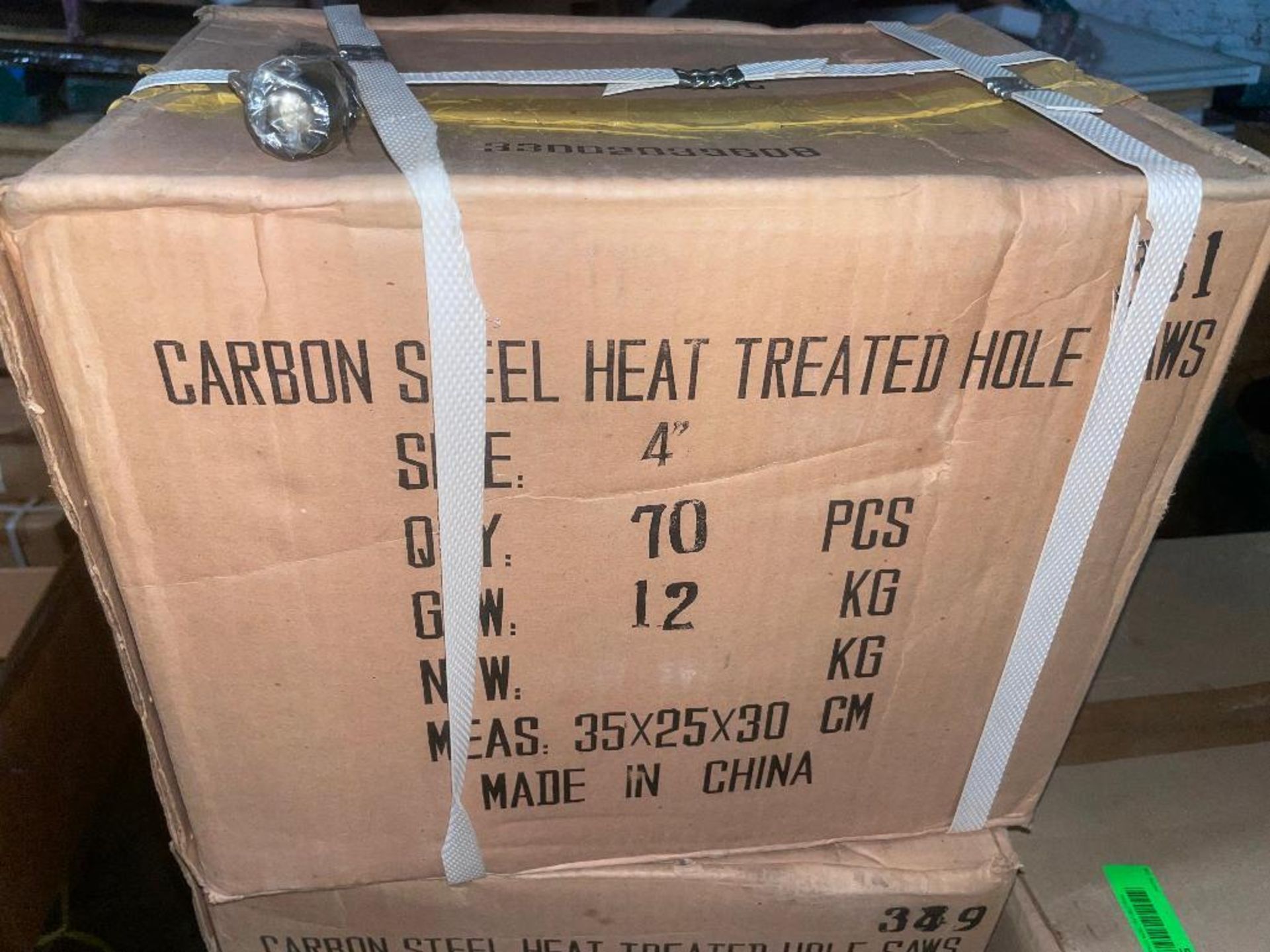 DESCRIPTION: (4) CASES OF 4" CARBON STEEL HOLE SAWS. 70 PER CASE, 280 IN LOT QTY: 1 - Image 5 of 6