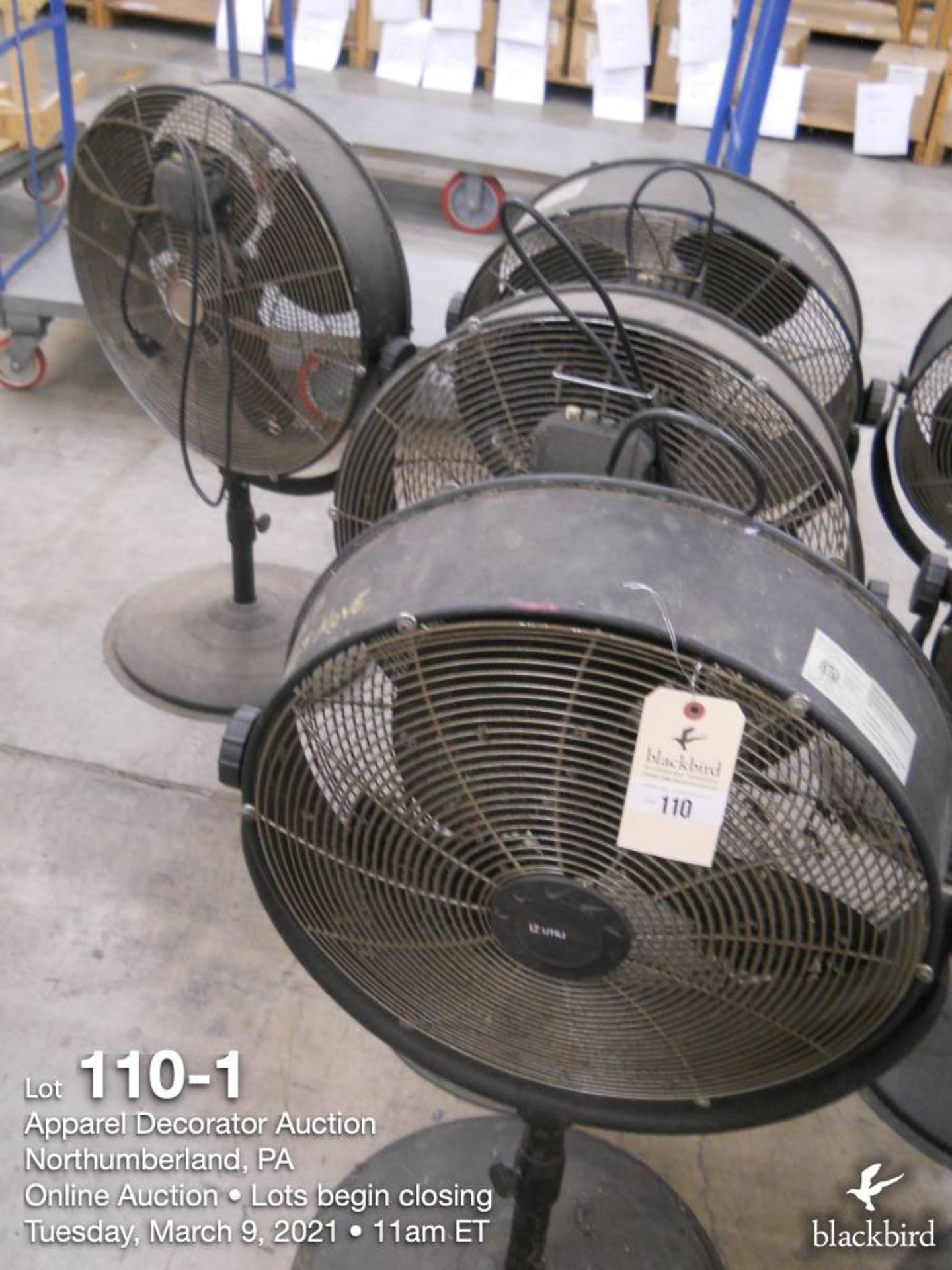 Utili-Tech 20" fans, 3 blade