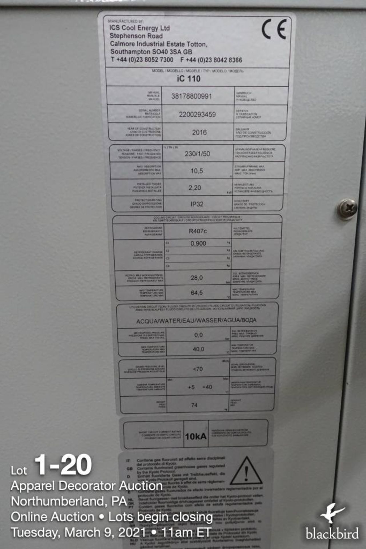 CadCam Technology laser cutter model FB-18-100, SN 090117 FB37176, 100 watt Rofin water cooled - Image 20 of 22