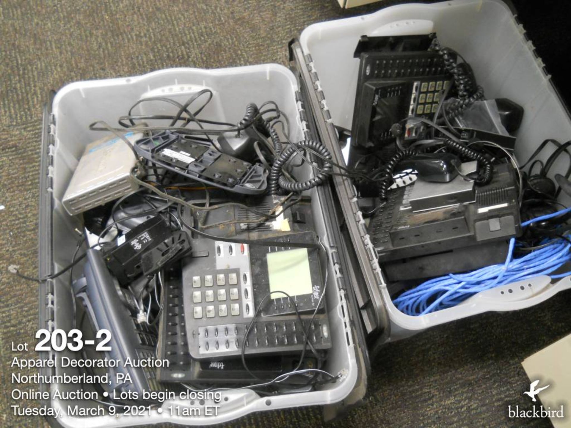 Lot of Approximately (25) phones in building, Verizon and Polycom - Image 2 of 2