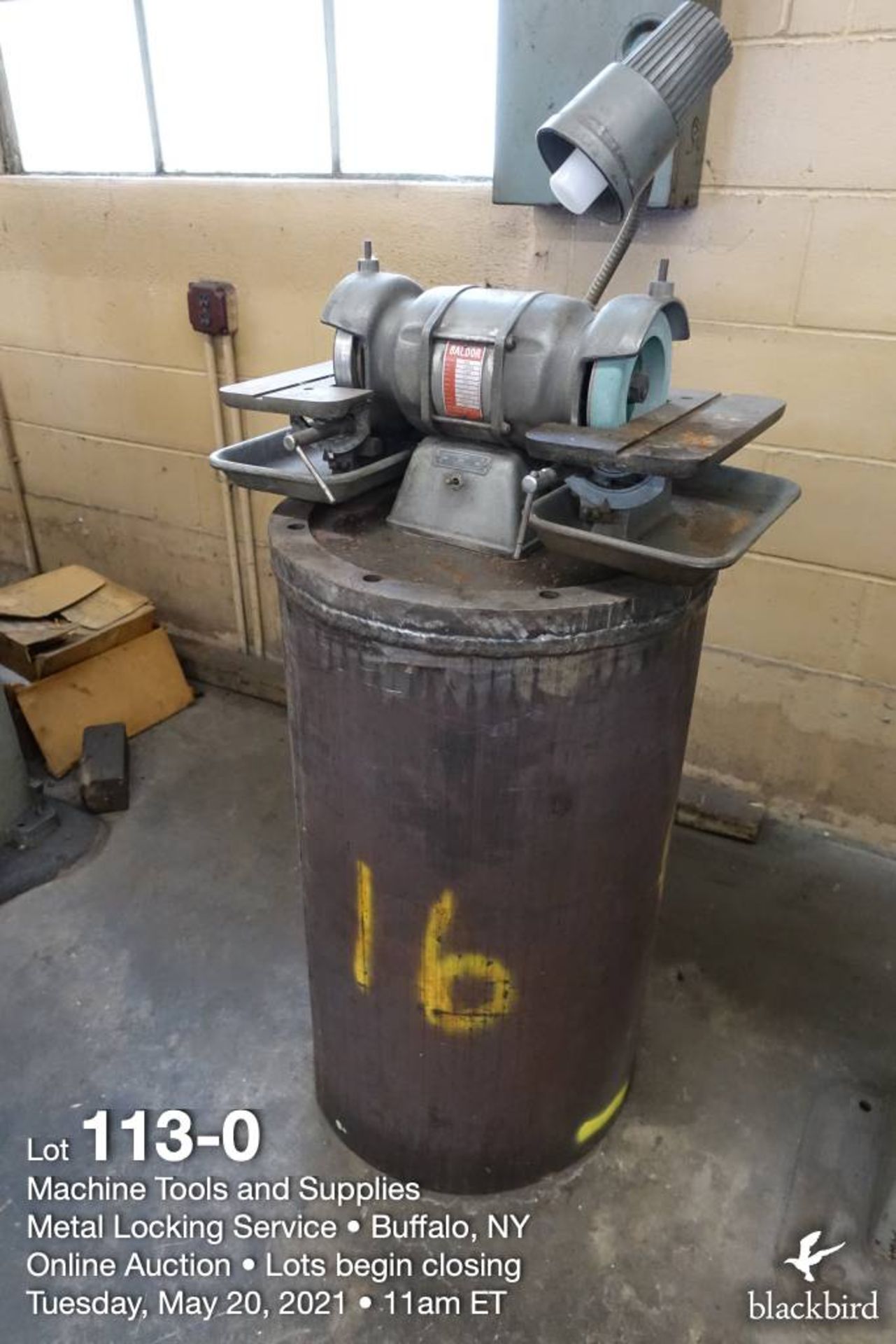 Baldor pedestal grinder 153C, 1/2 HP, 115 V