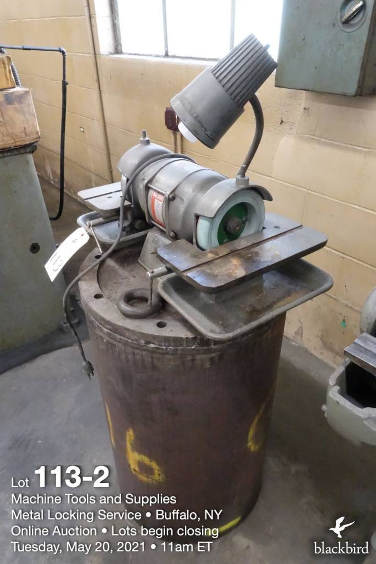 Baldor pedestal grinder 153C, 1/2 HP, 115 V - Image 3 of 4