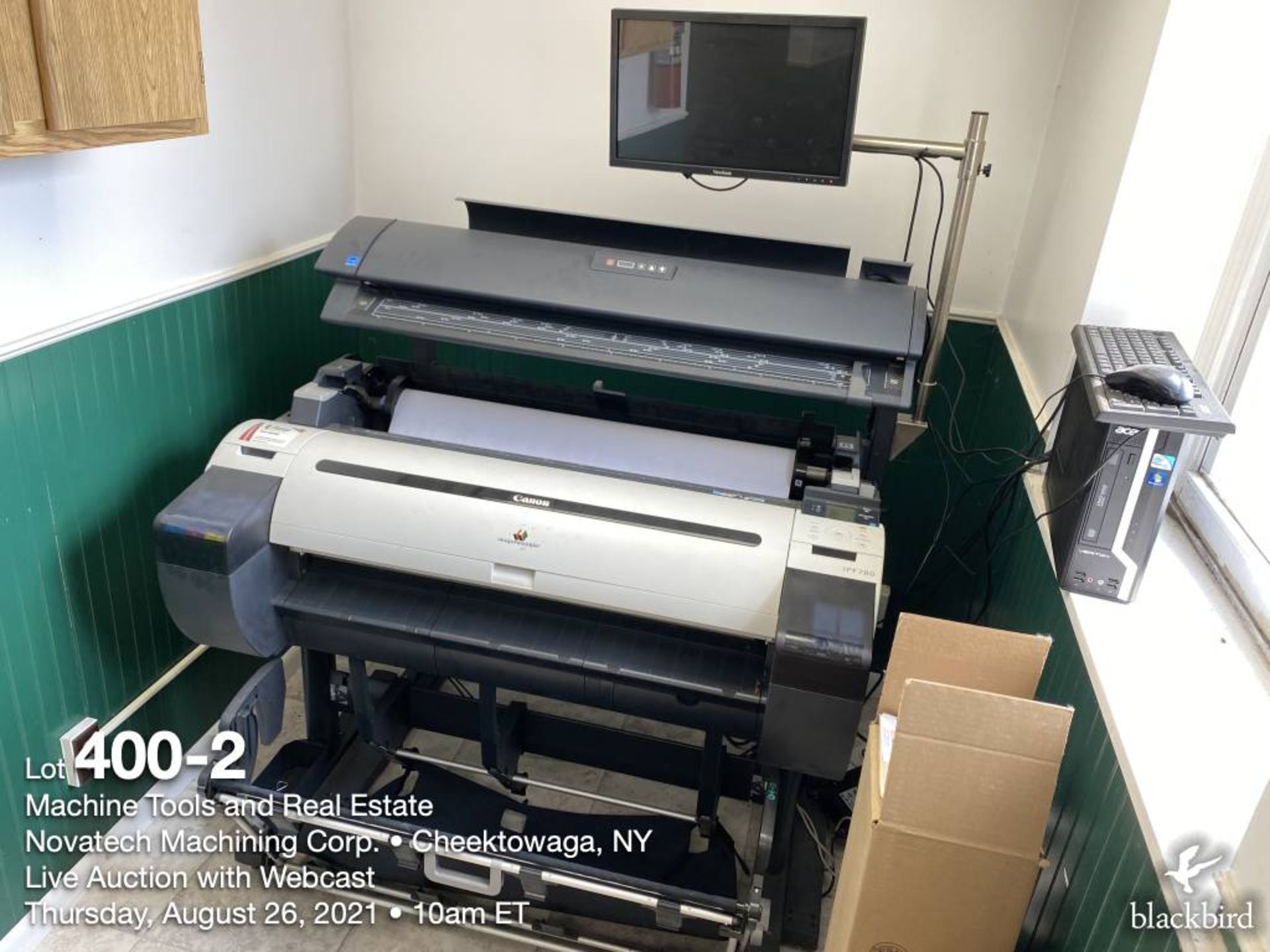 Large format printer, scanner, with computer and touch screen monitor - Image 3 of 14