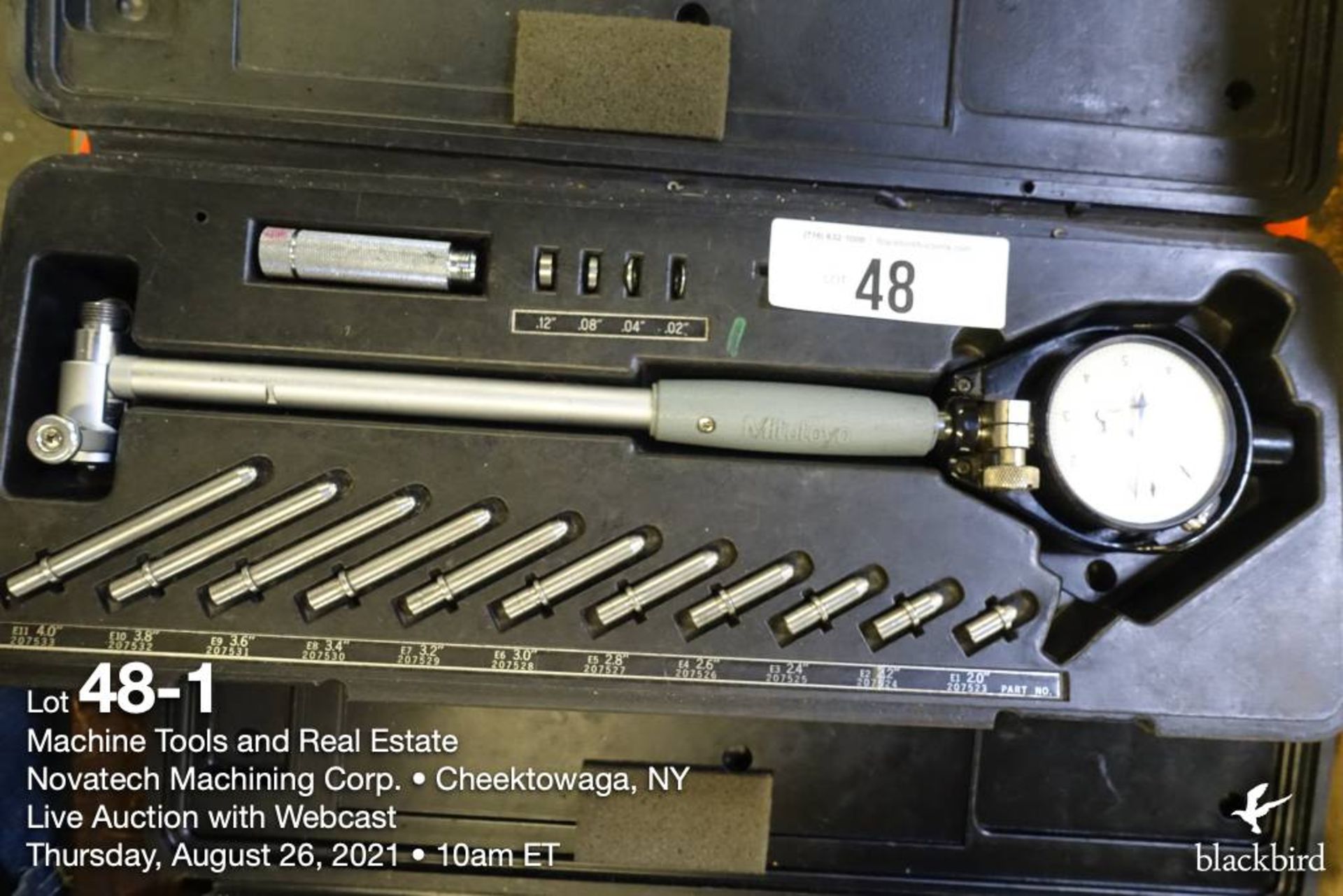 Mitutoyo dial bore gauge set