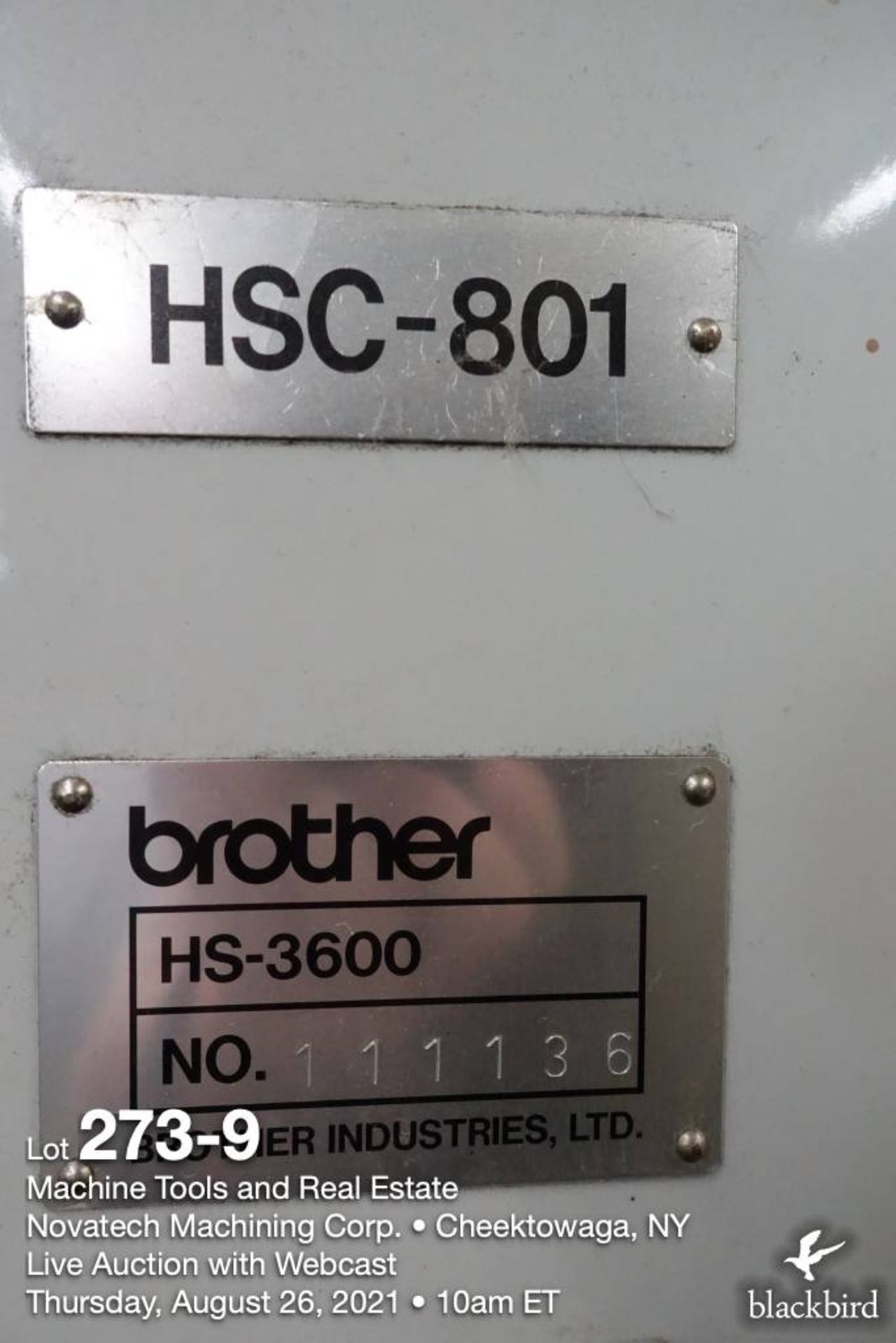 Brother HS-3600 wire EDM, 1999 - Image 9 of 9
