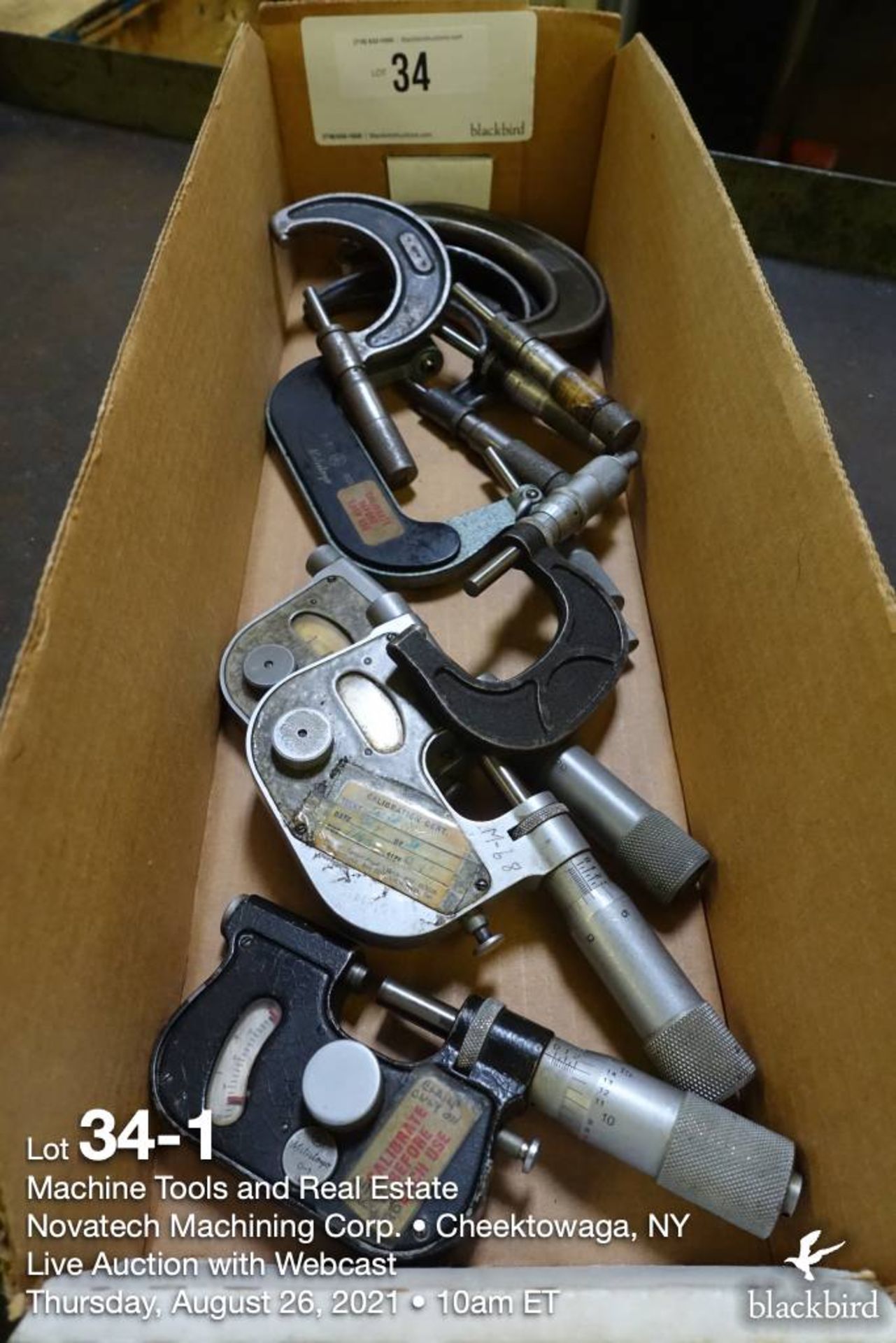 Lot of various micrometers