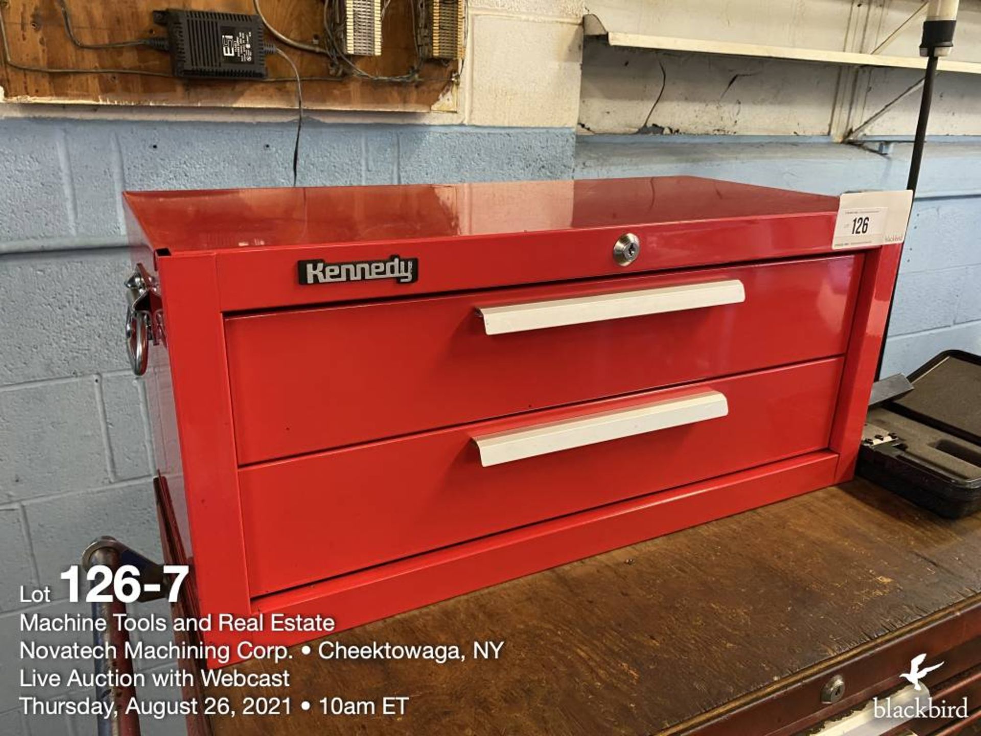 2 drawers of indexable turning tool holders & Kennedy 2-drawer middle tool box - Image 7 of 7