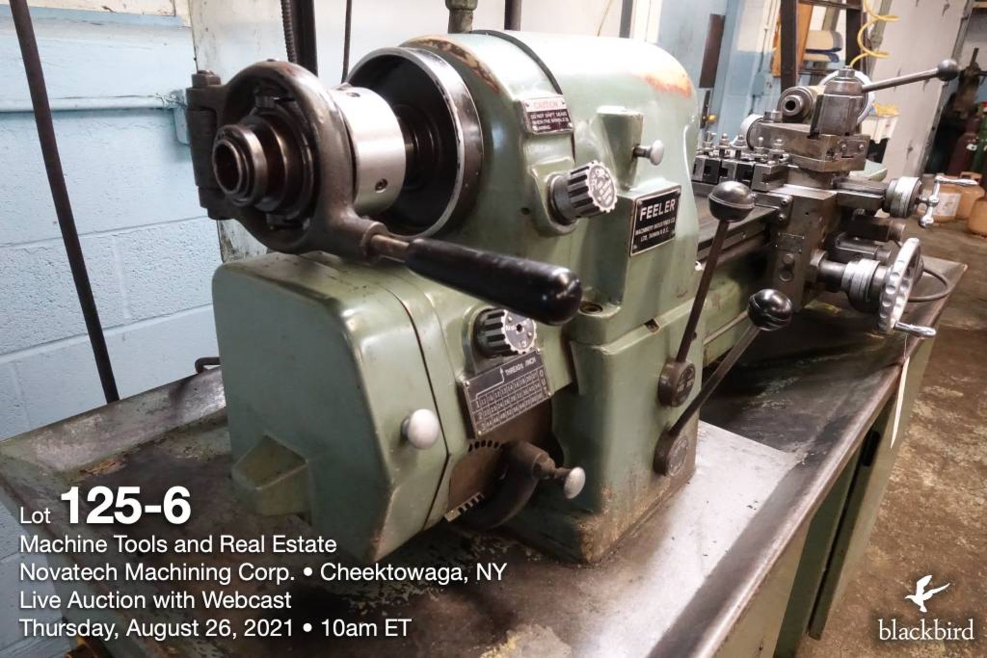 Feeler Toolroom Lathe, 6" x 18" - Image 6 of 10