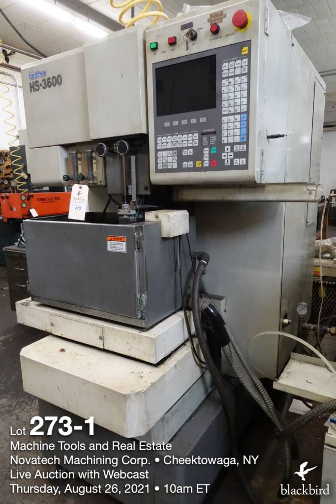 Brother HS-3600 wire EDM, 1999