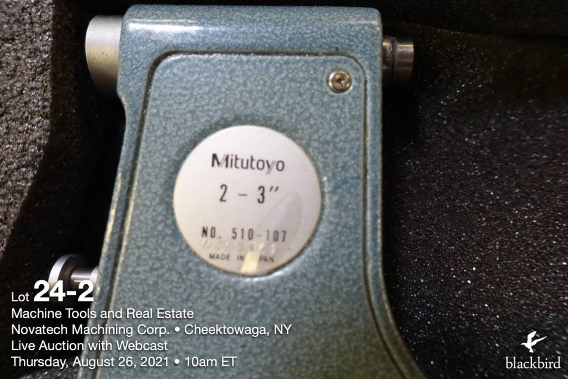 Mitutoyo #510-107 2-3" indicating micrometer - Image 2 of 3