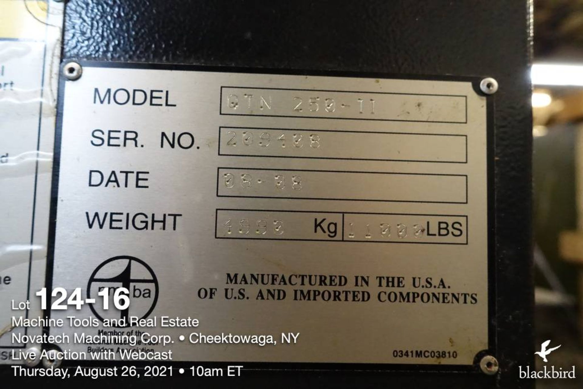 Mazak Quick Turn Nexus 250-II-500 CNC Turning Center, 2006 - Image 17 of 17