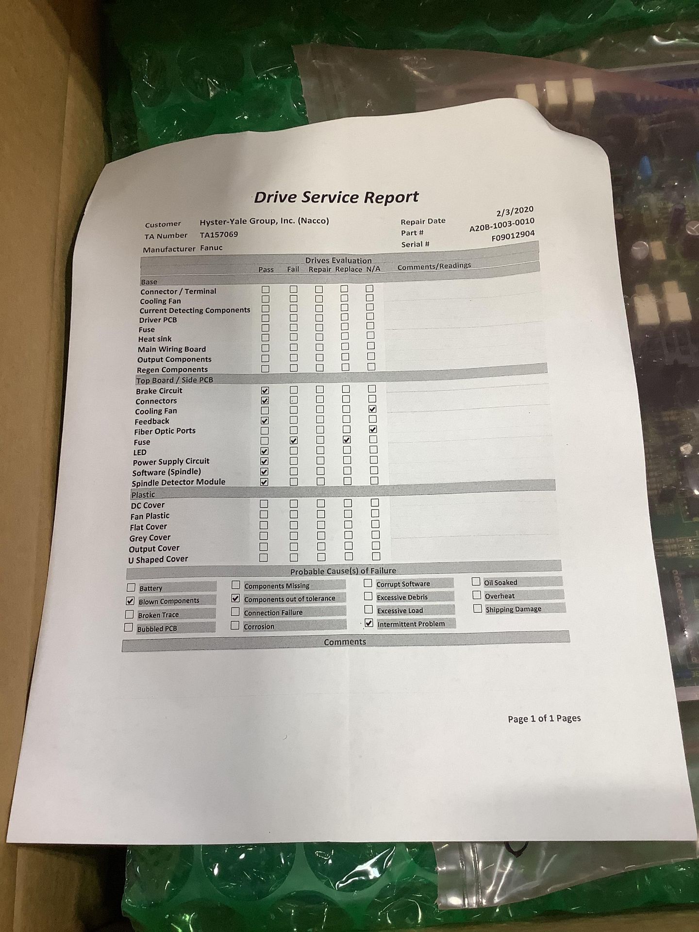 Refurb Fanuc A20B-1003-0010 Control Board - Image 2 of 3