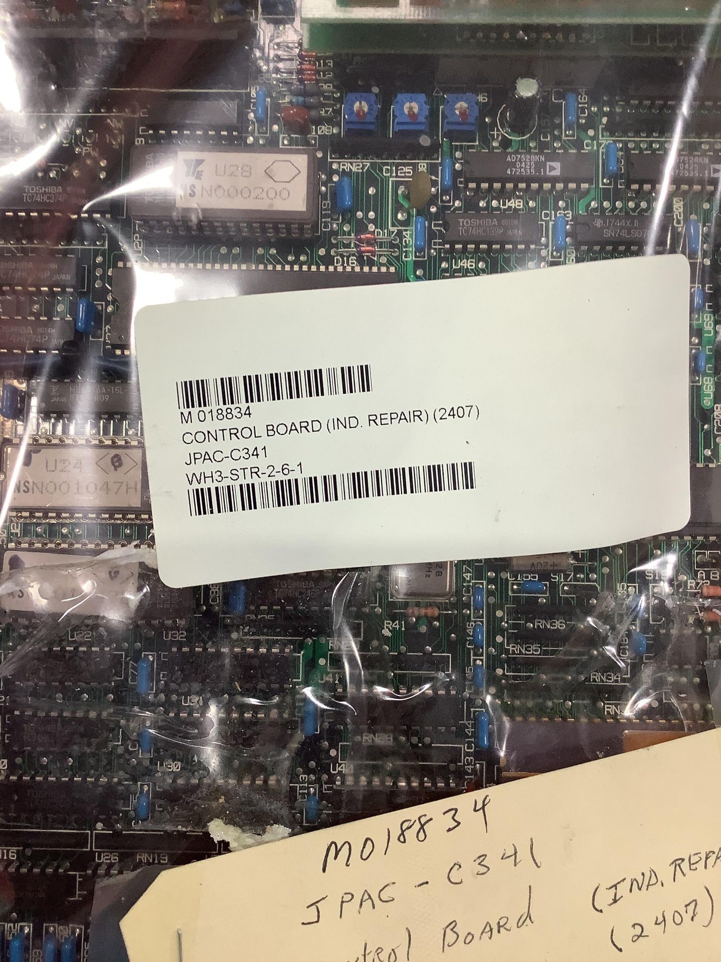 Lot of 2 New/Refurb Yaskawa JPAC-C341 Logic Boards - Image 2 of 2