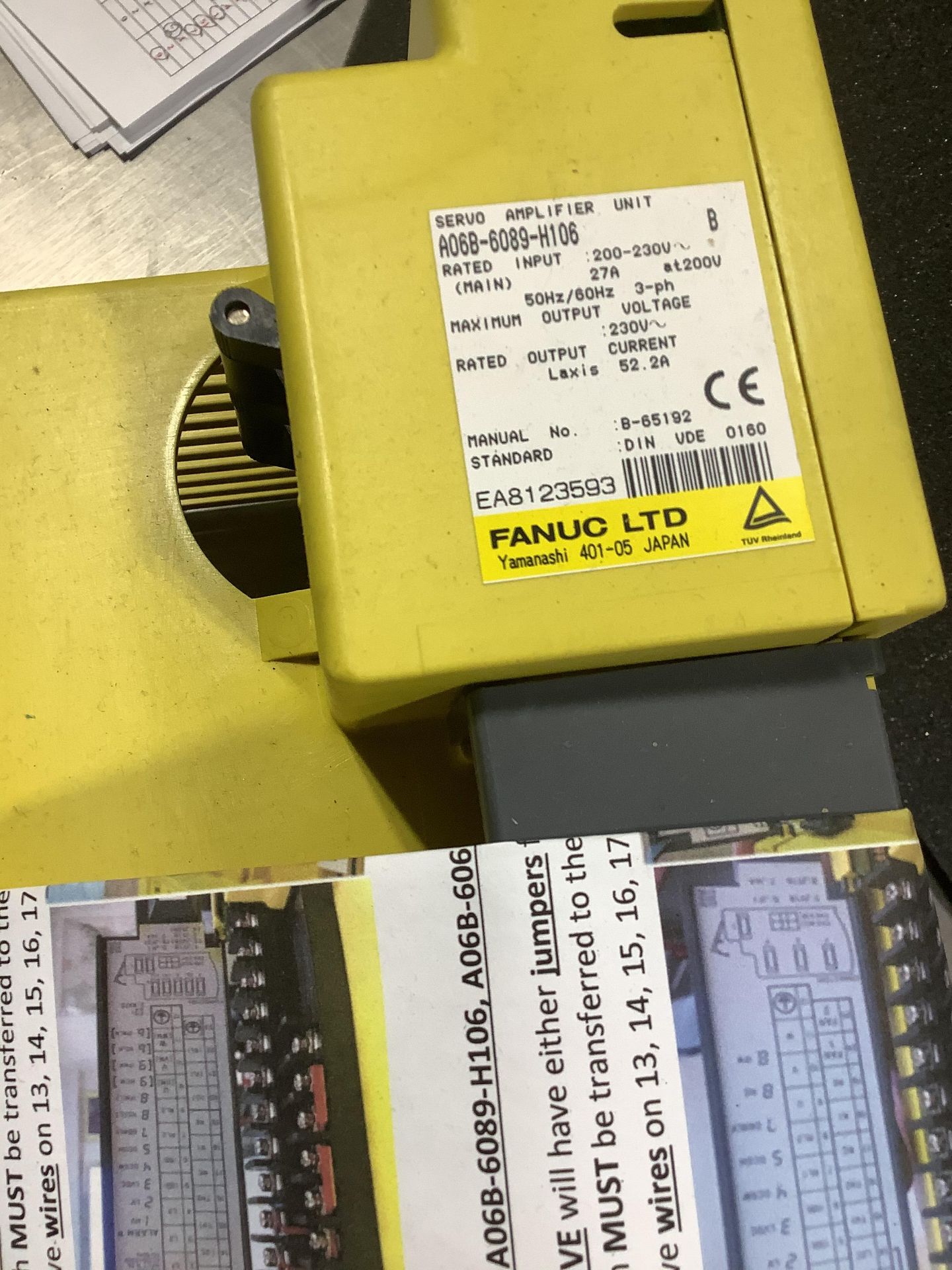 NEW Fanuc A06B-6089-H106 Servo Amplifier - Image 2 of 3