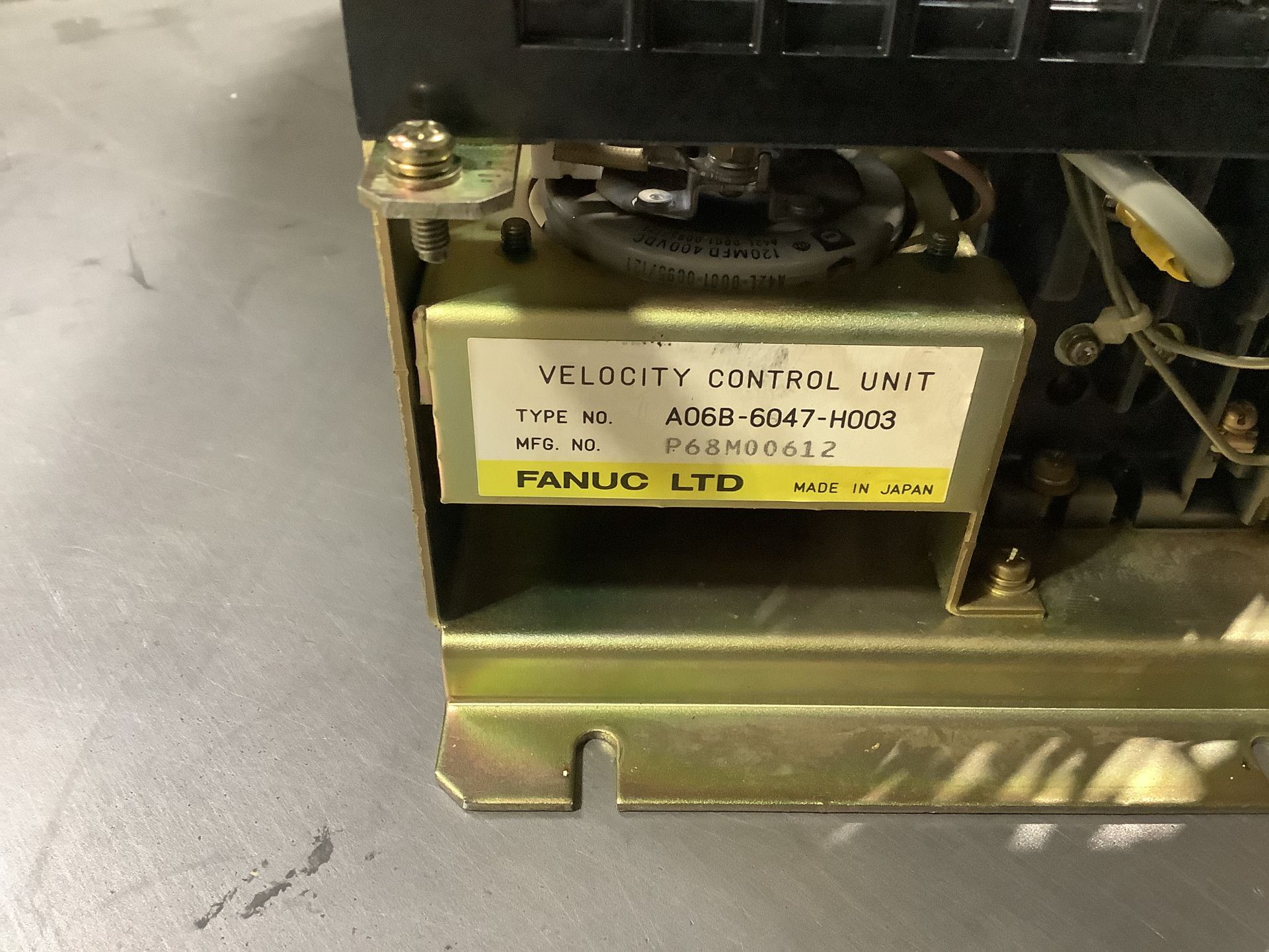 Fanuc A06B-6047-H003 Velocity Control Unit - Image 2 of 3