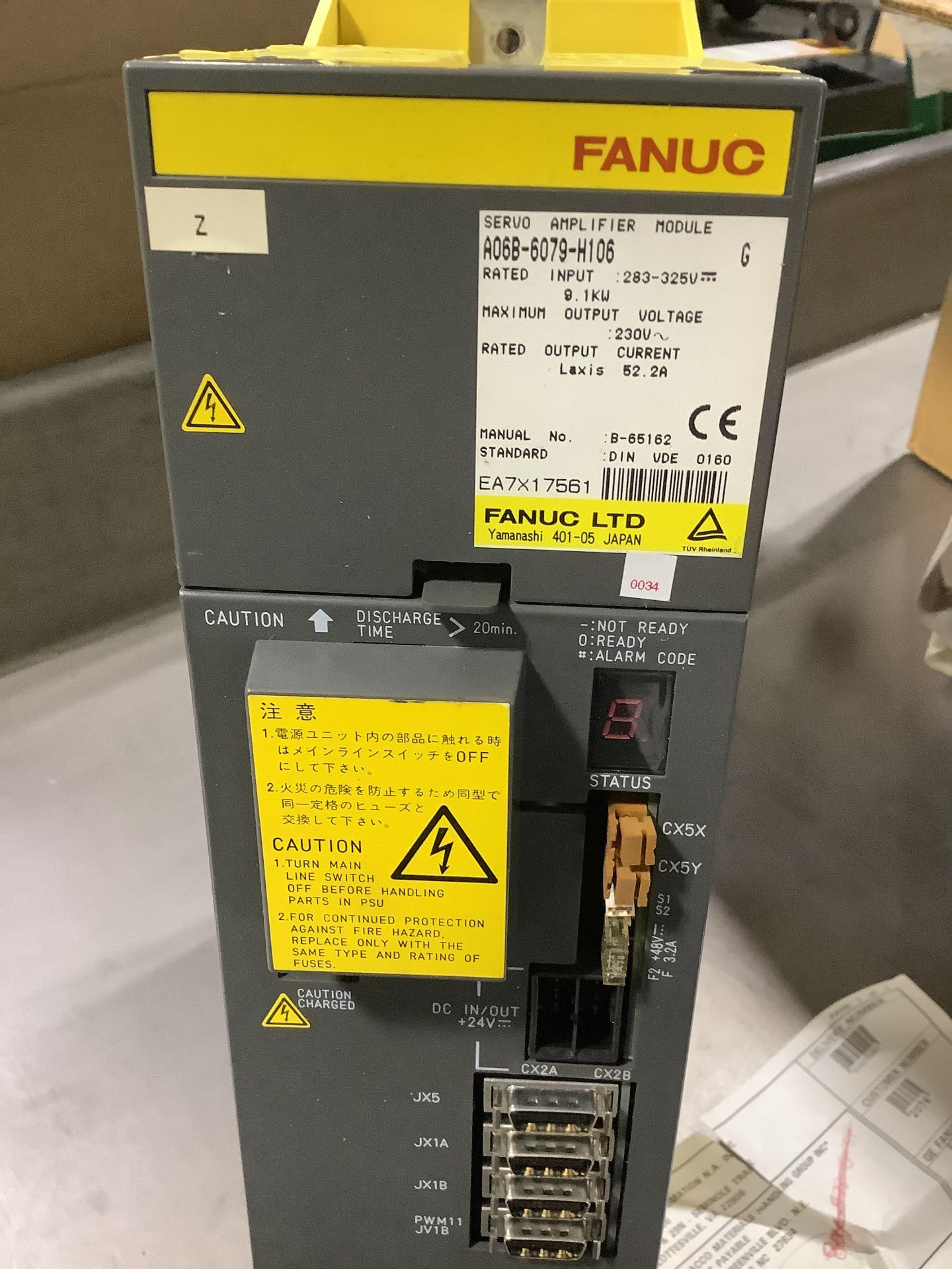 NEW Fanuc A06B-6079-H106 Servo Amplifier - Image 2 of 3