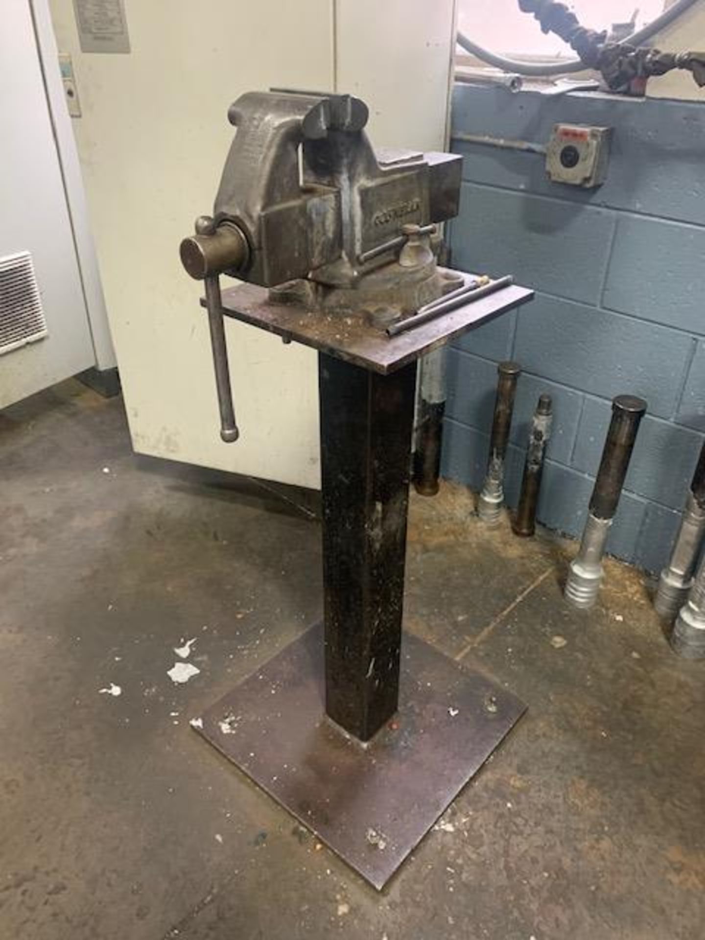 Columbian Vise on Steel Pedestal