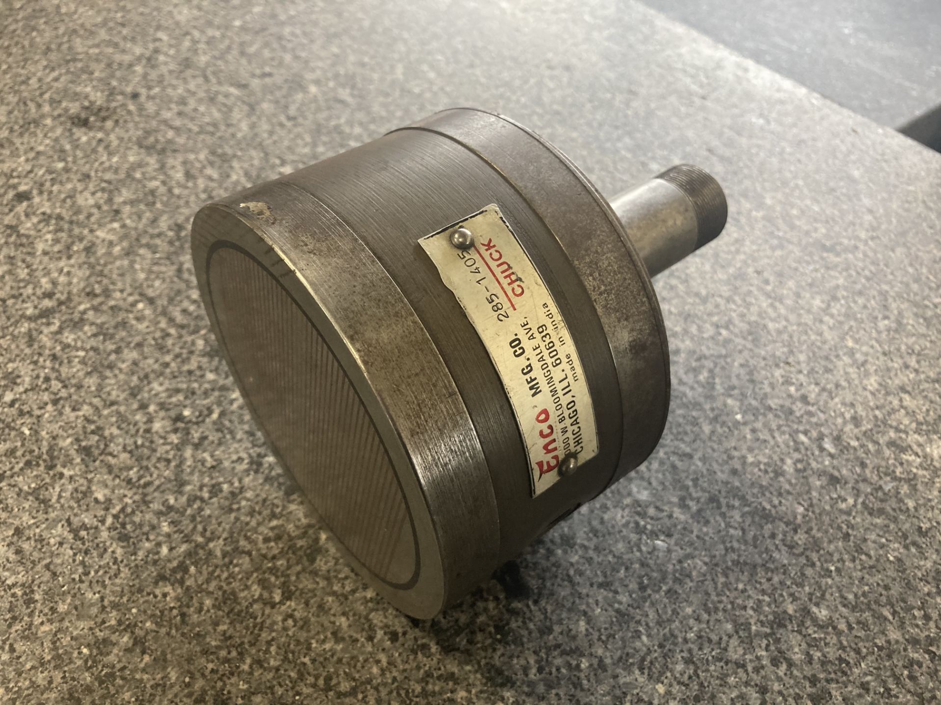 5" Enco Round Magnetic Chuck, P/N: 285-1405