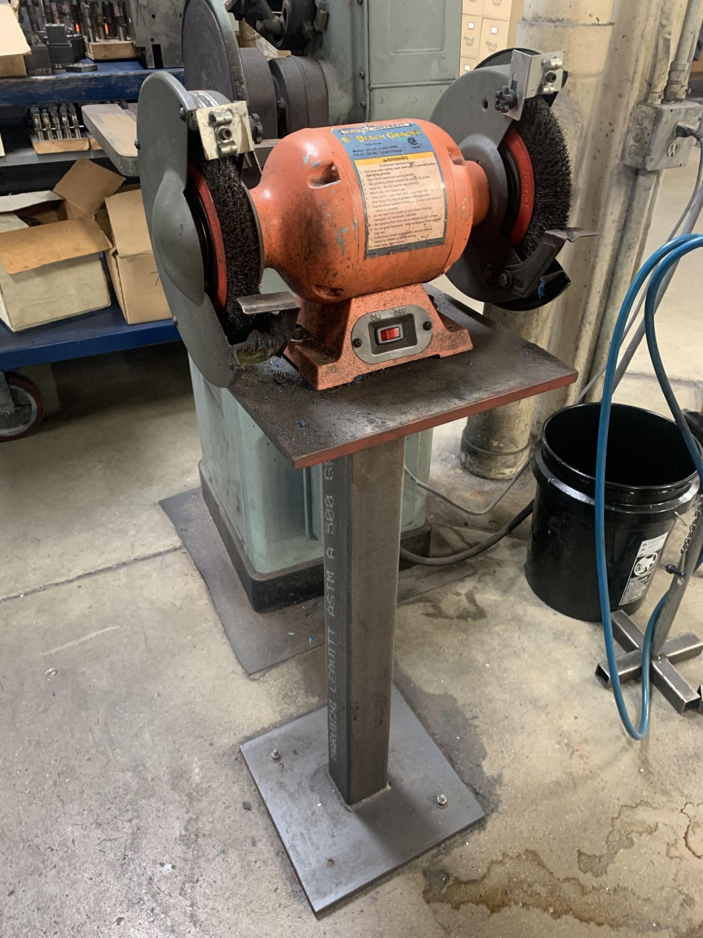 8" Central Machinery Bench Grinder - Image 2 of 3