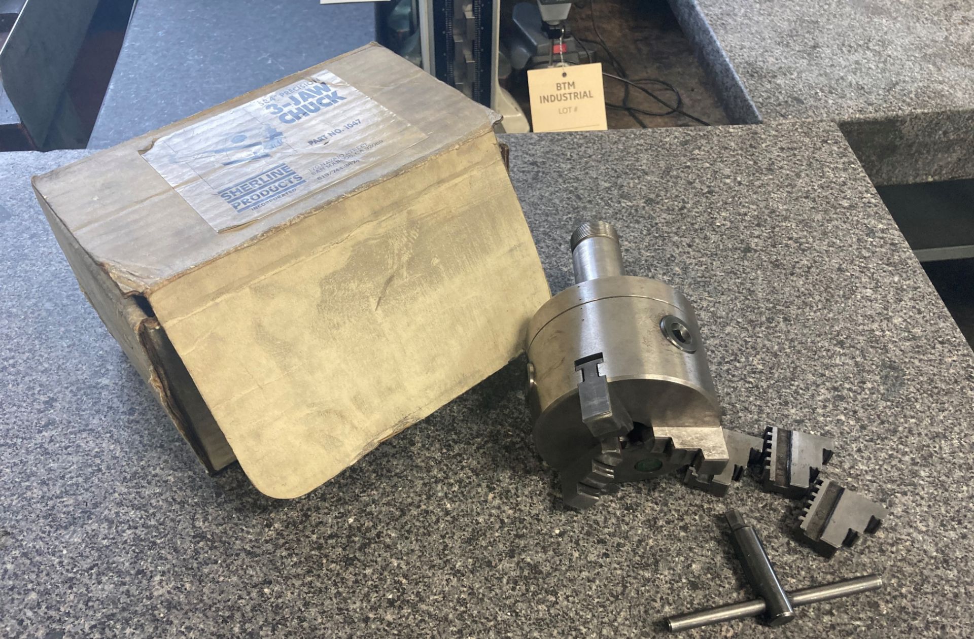 3" Enco 3 Jaw Manual Chuck, P/N: 1047