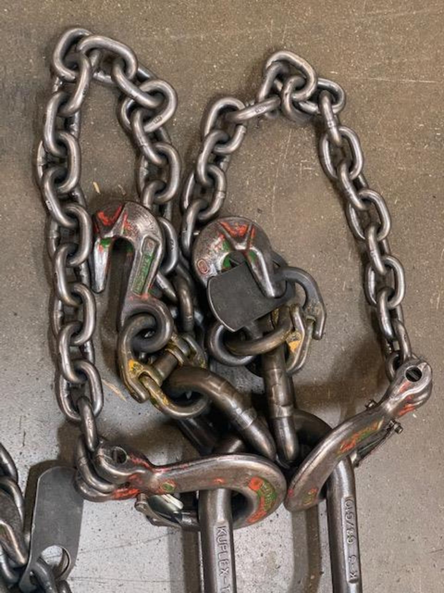 (2) 12,300lb D-Ring Lifting Chains - Image 2 of 5